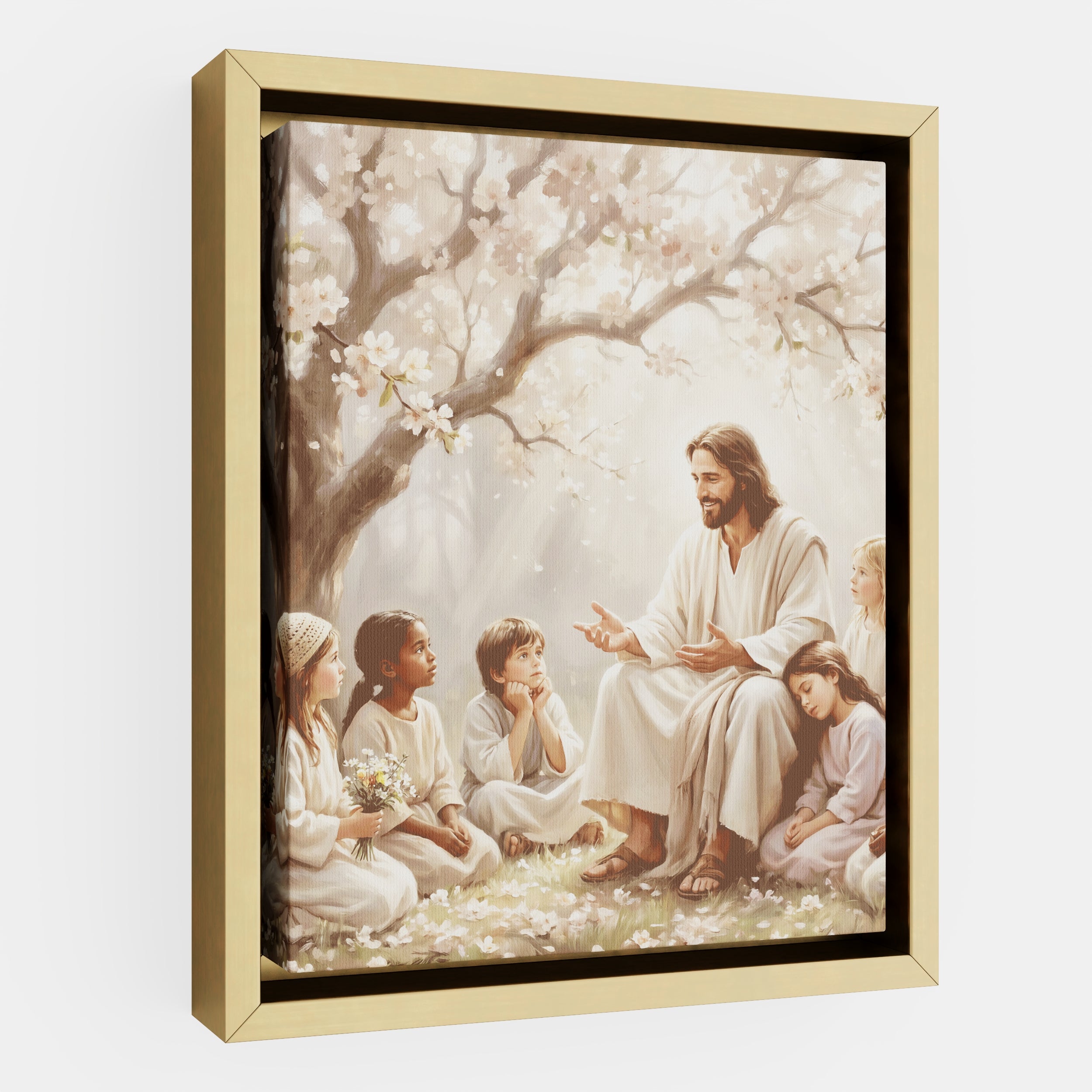 Gathered at His Feet - Canvas