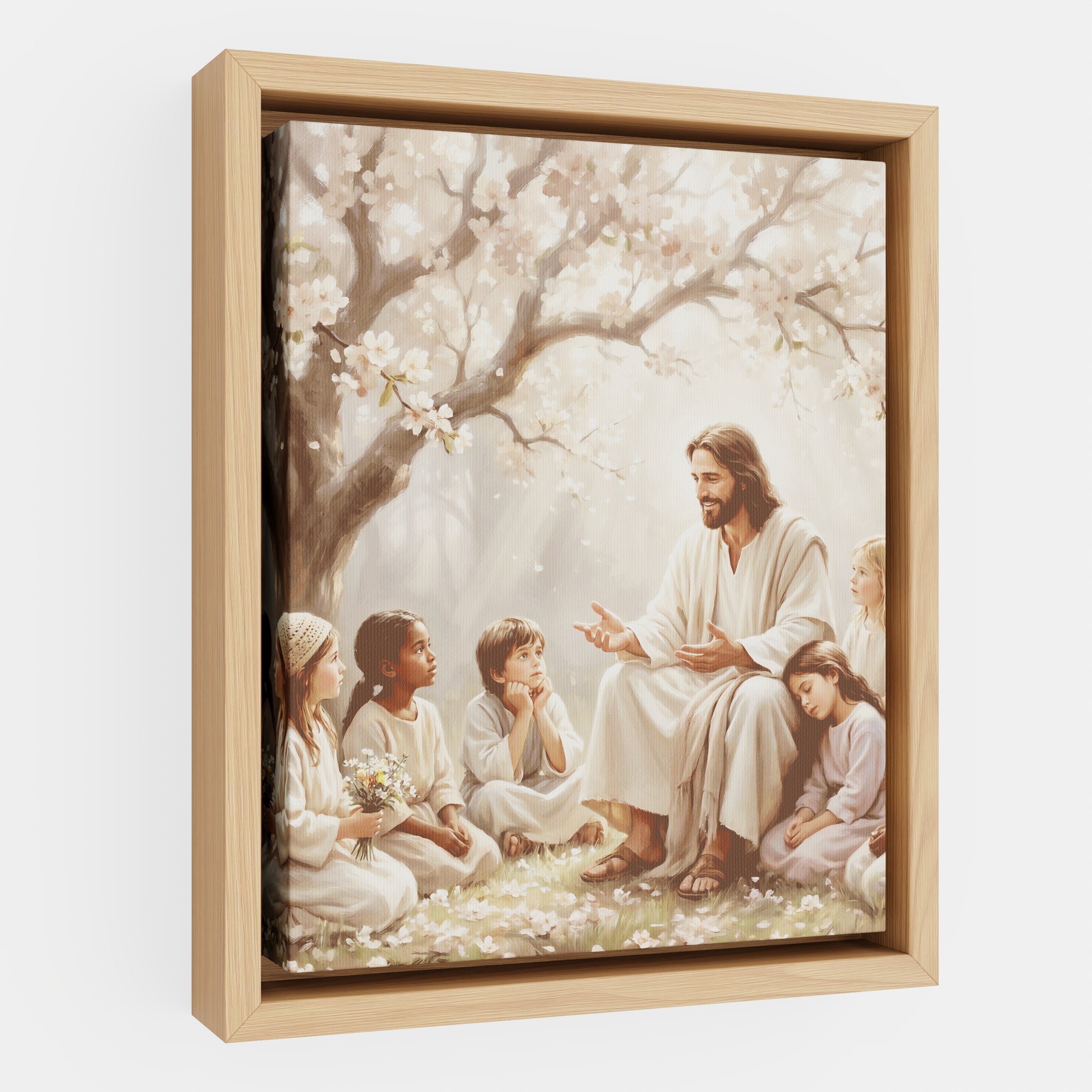 Gathered at His Feet - Canvas