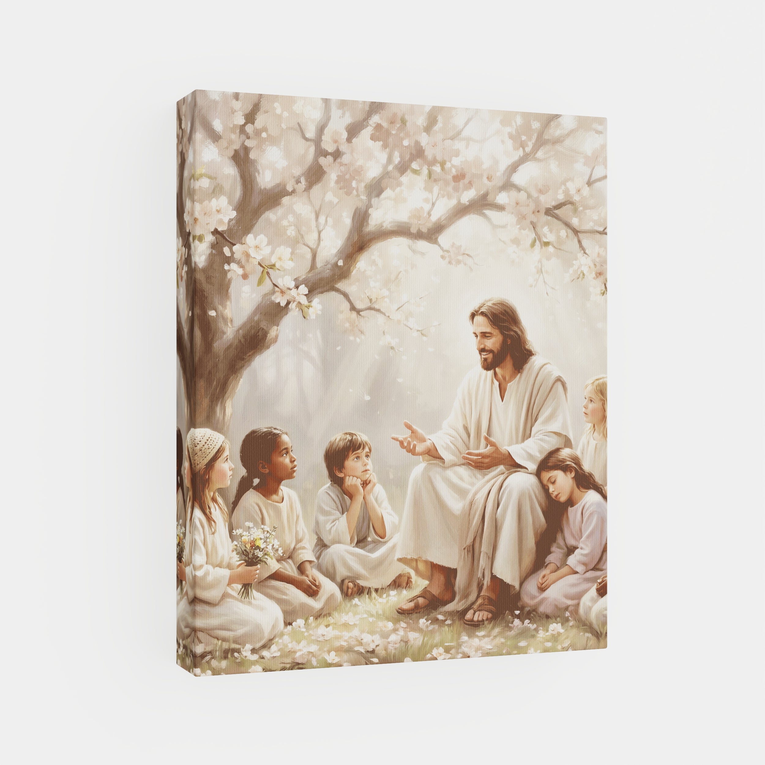 Gathered at His Feet - Canvas