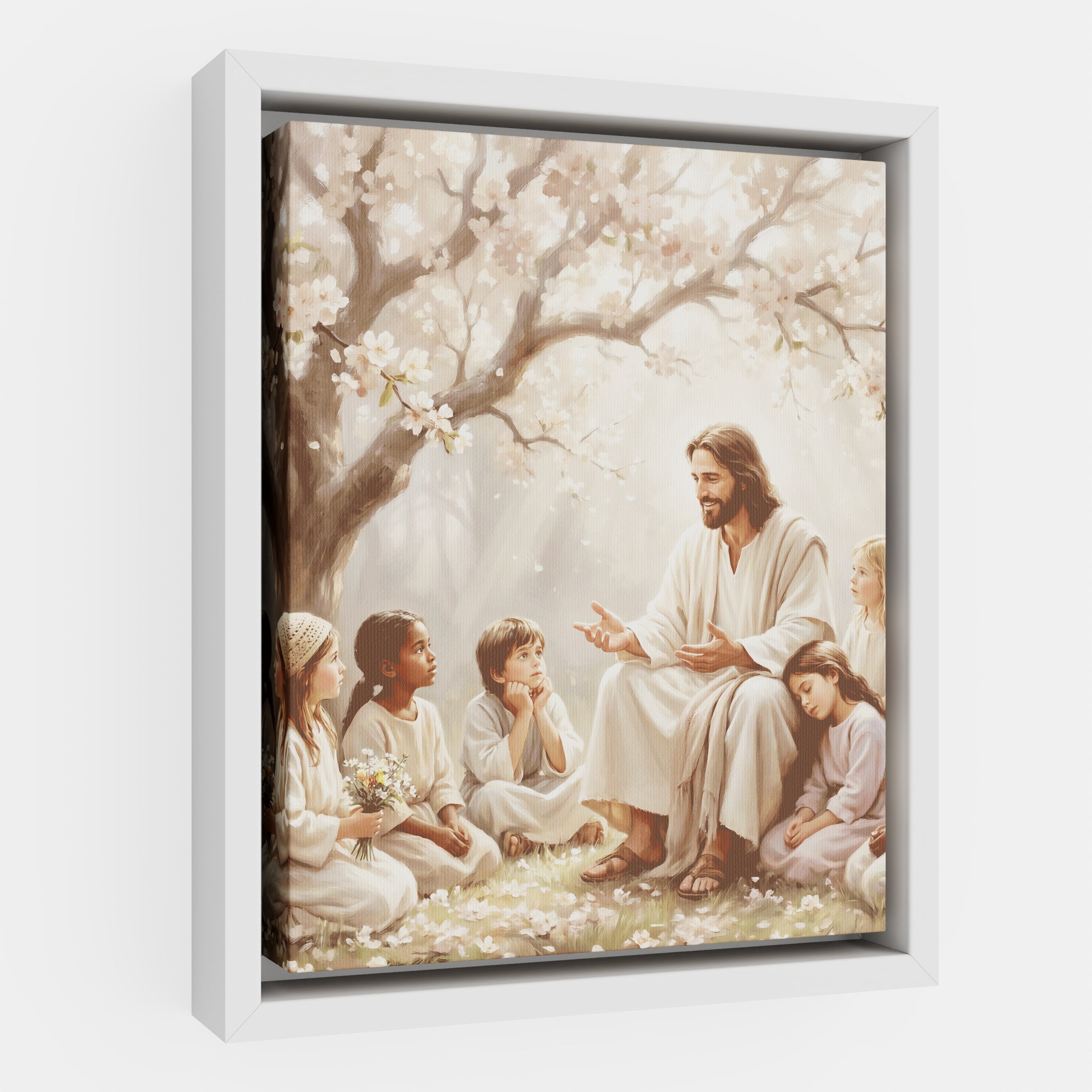 Gathered at His Feet - Canvas