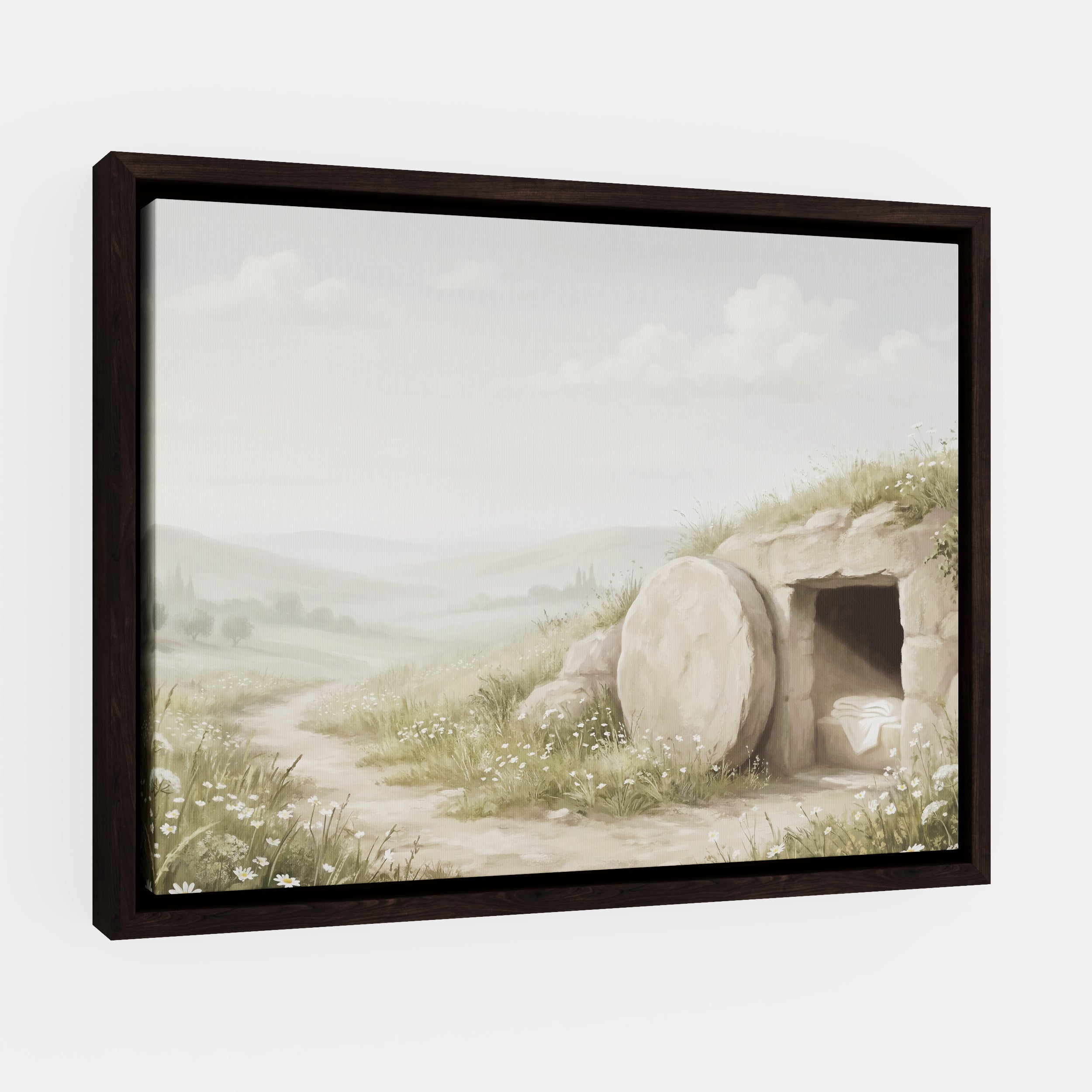 The Stone Was Rolled Away - Canvas