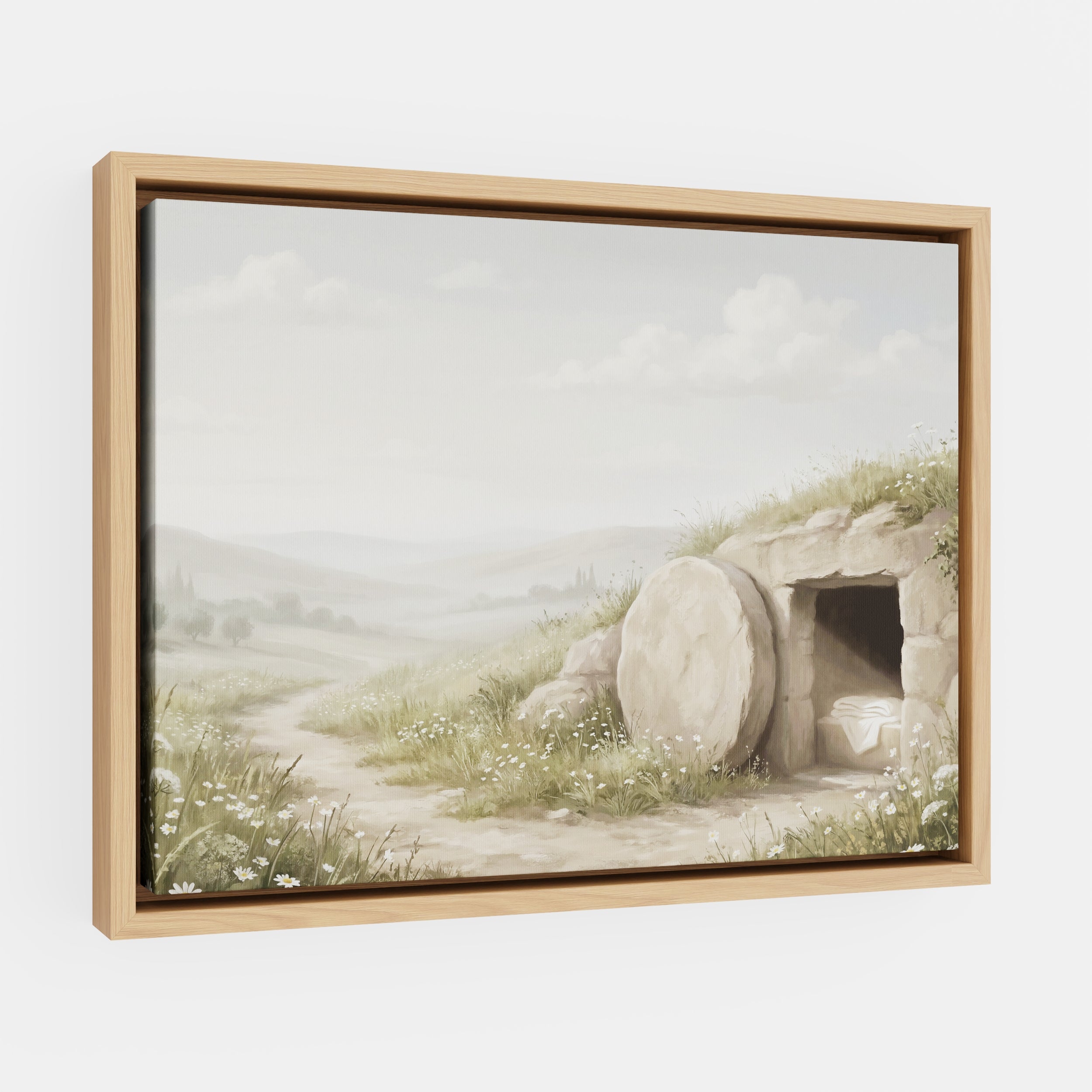 The Stone Was Rolled Away - Canvas