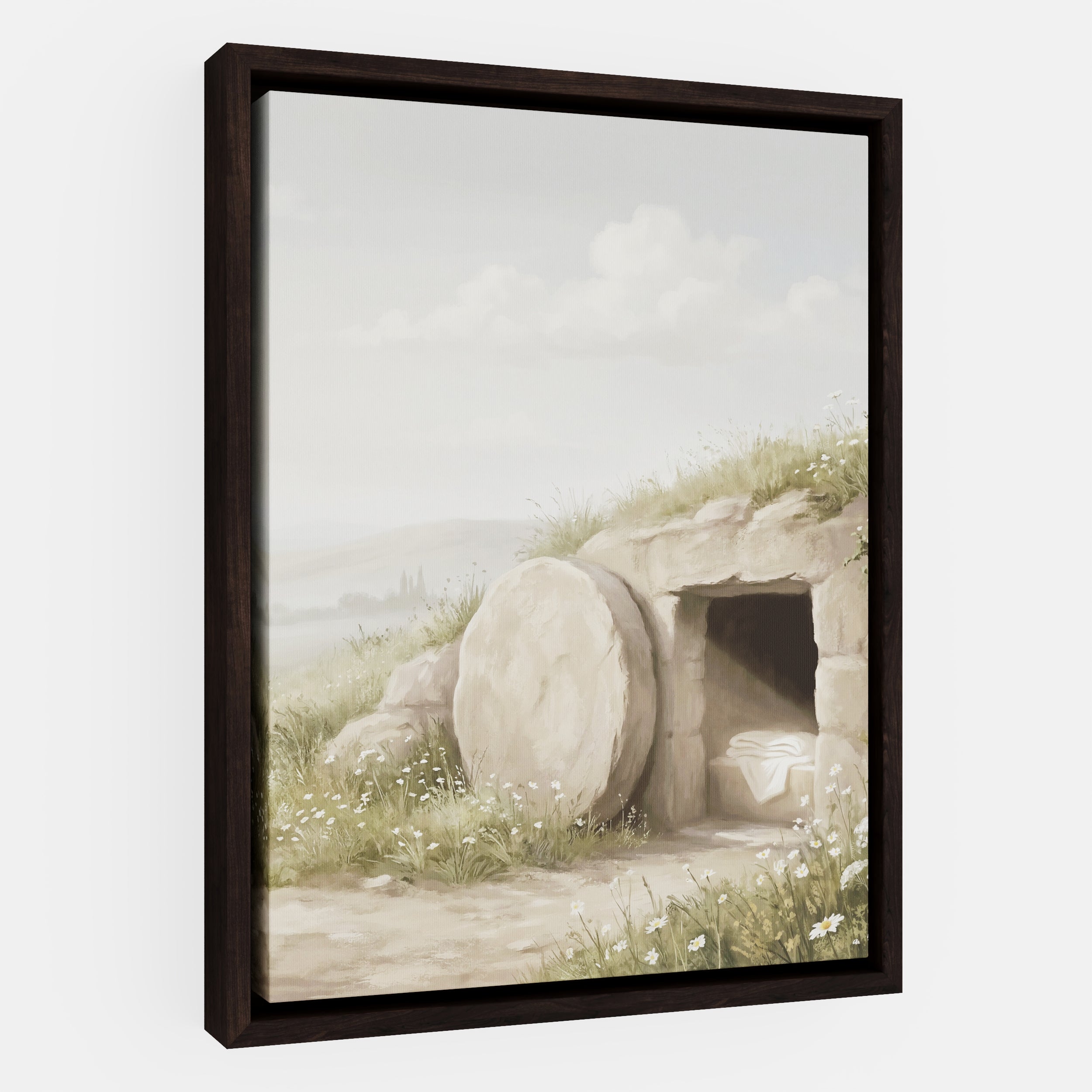 The Stone Was Rolled Away - Canvas