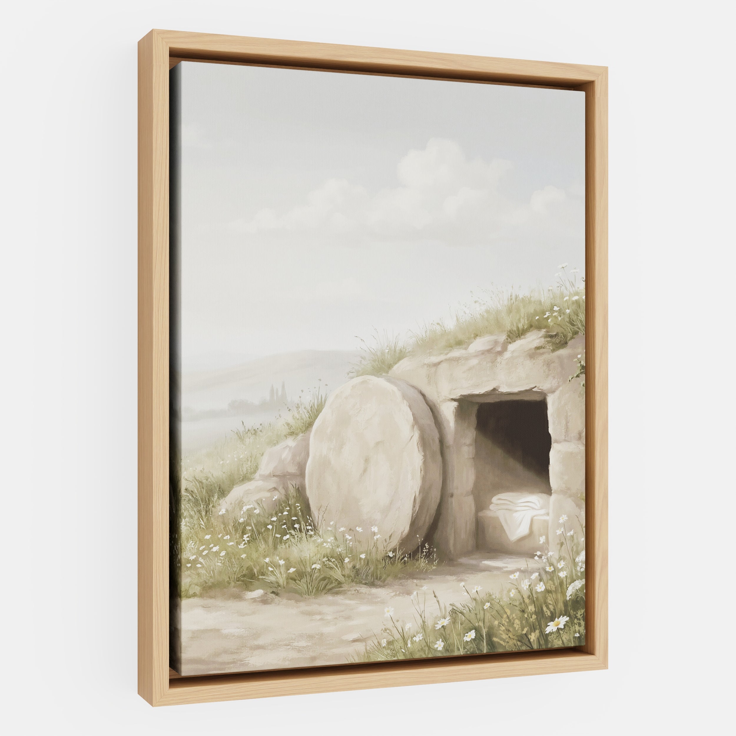 The Stone Was Rolled Away - Canvas