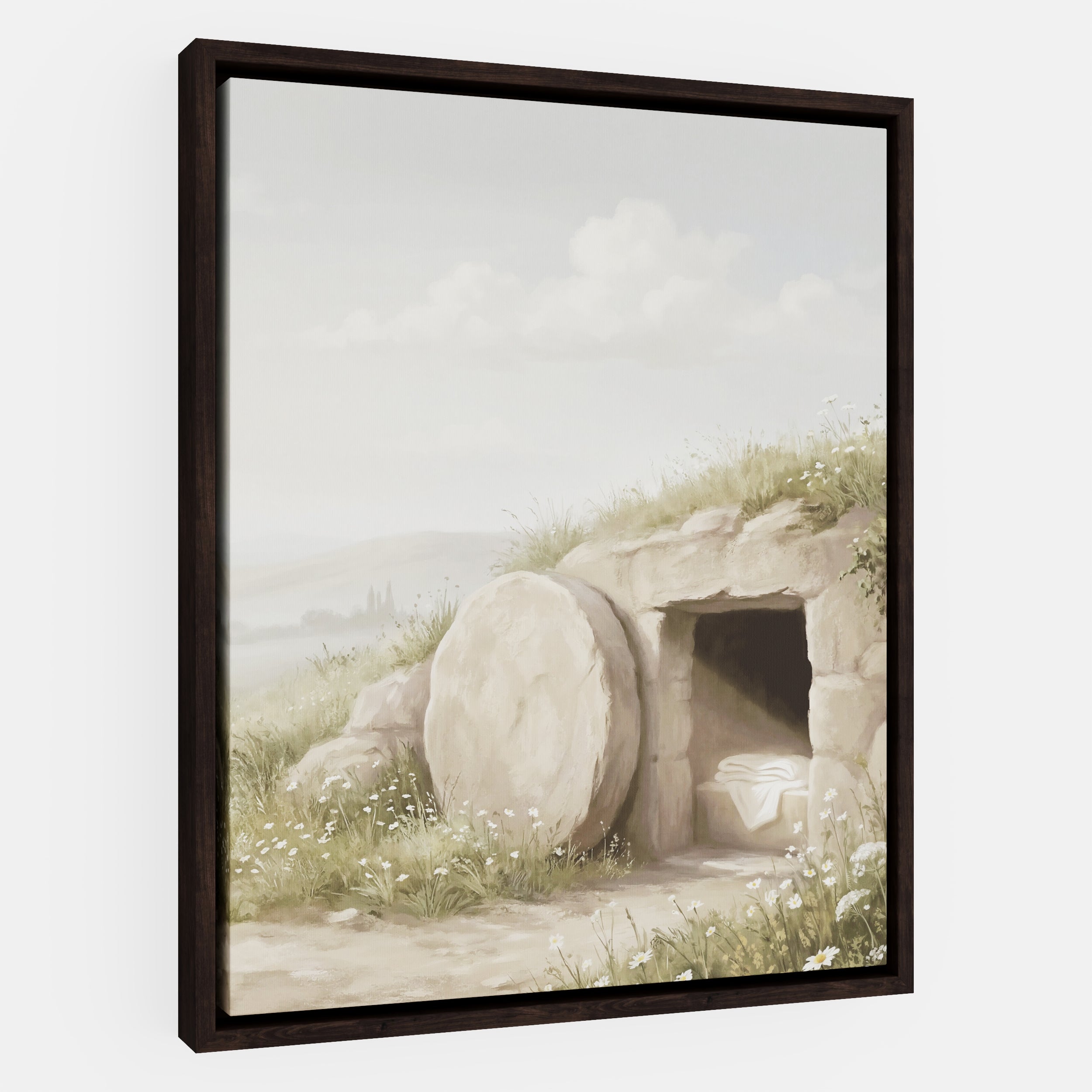 The Stone Was Rolled Away - Canvas