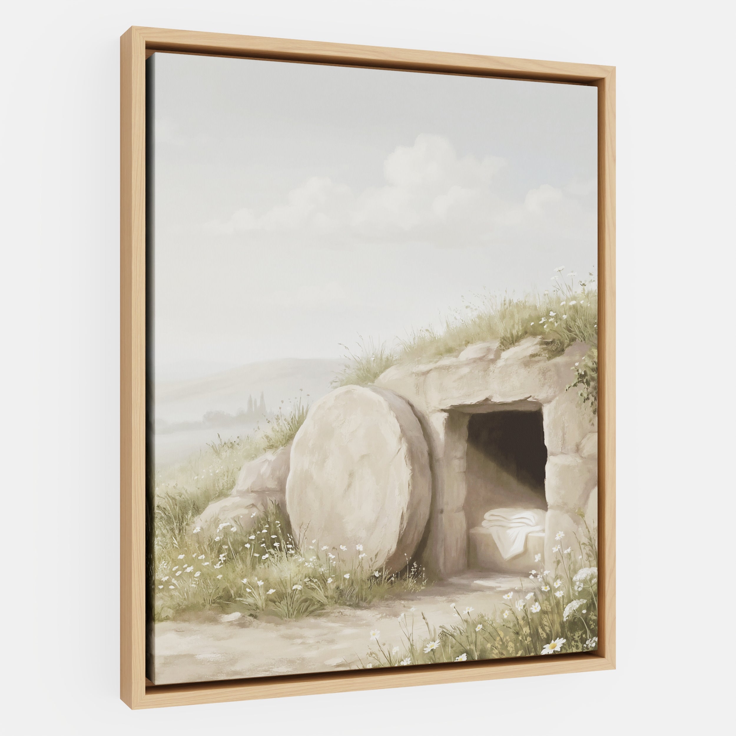 The Stone Was Rolled Away - Canvas