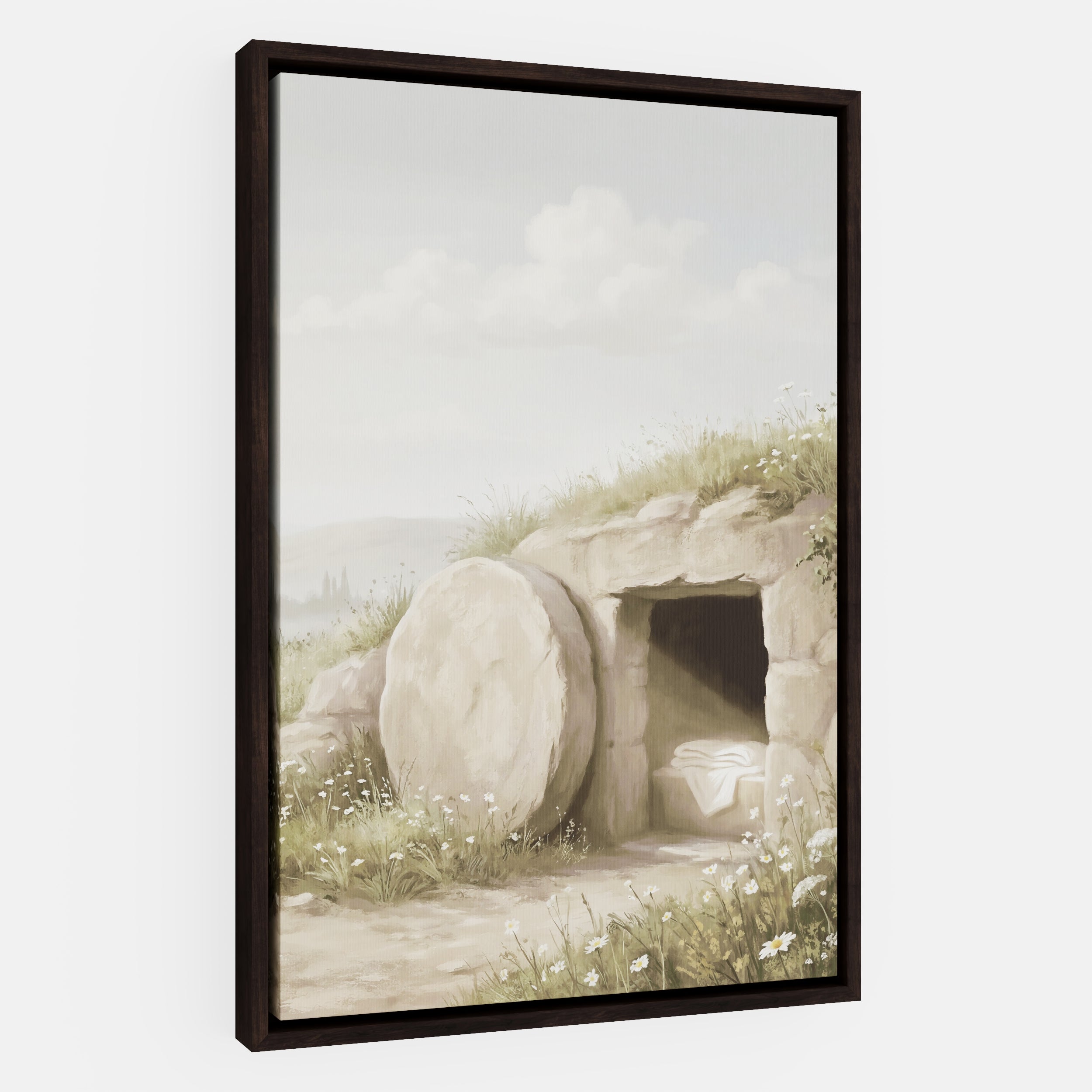 The Stone Was Rolled Away - Canvas