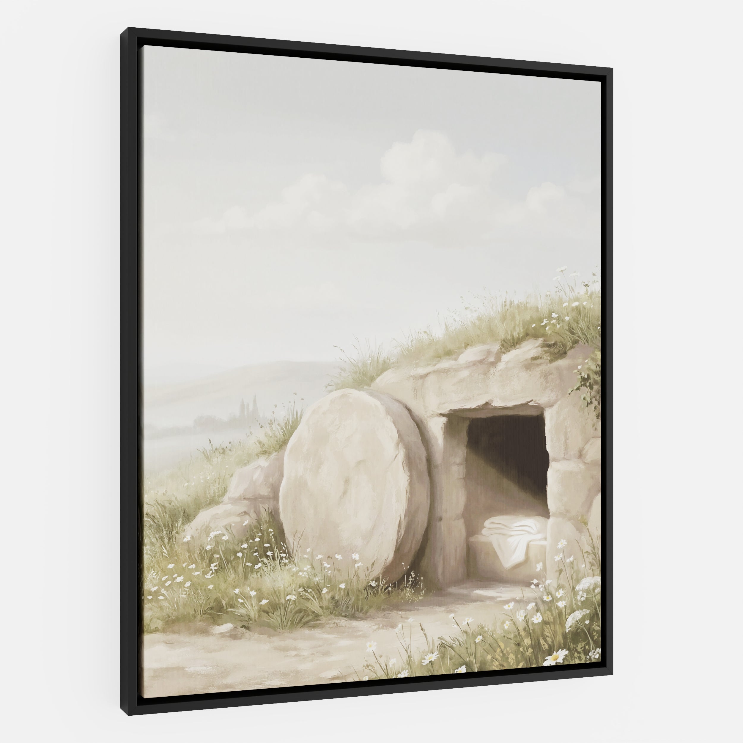 The Stone Was Rolled Away - Canvas
