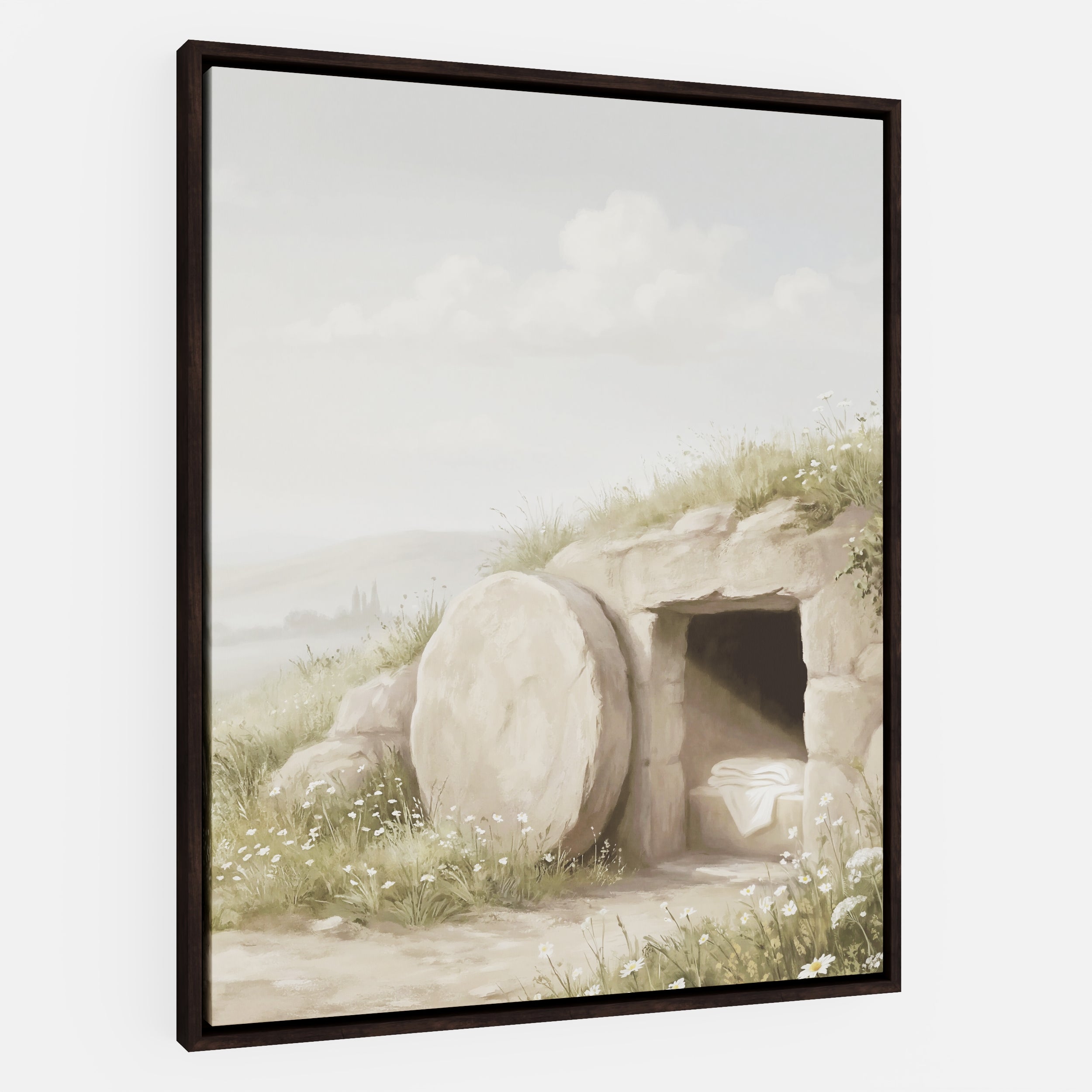 The Stone Was Rolled Away - Canvas