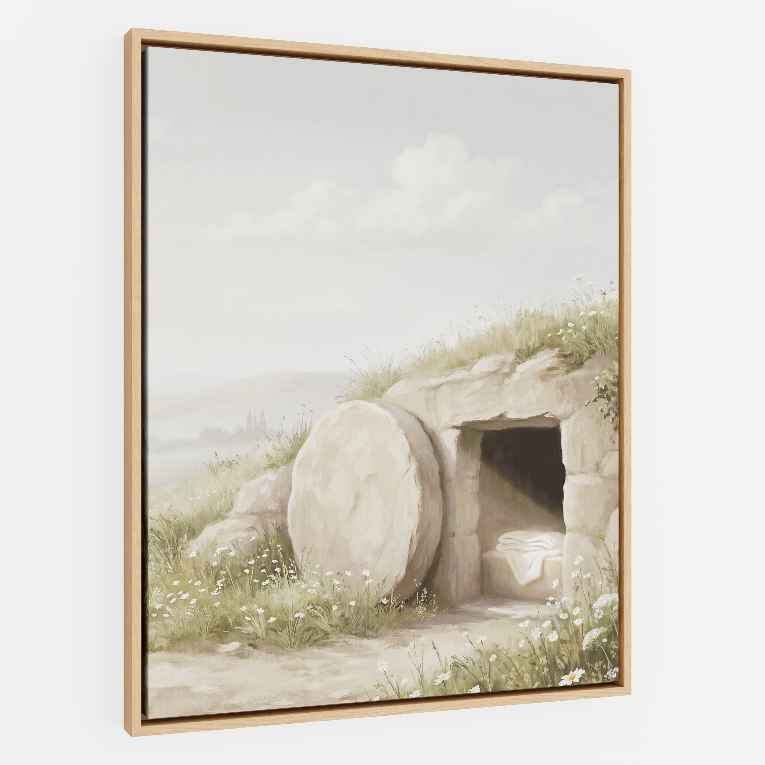 The Stone Was Rolled Away - Canvas