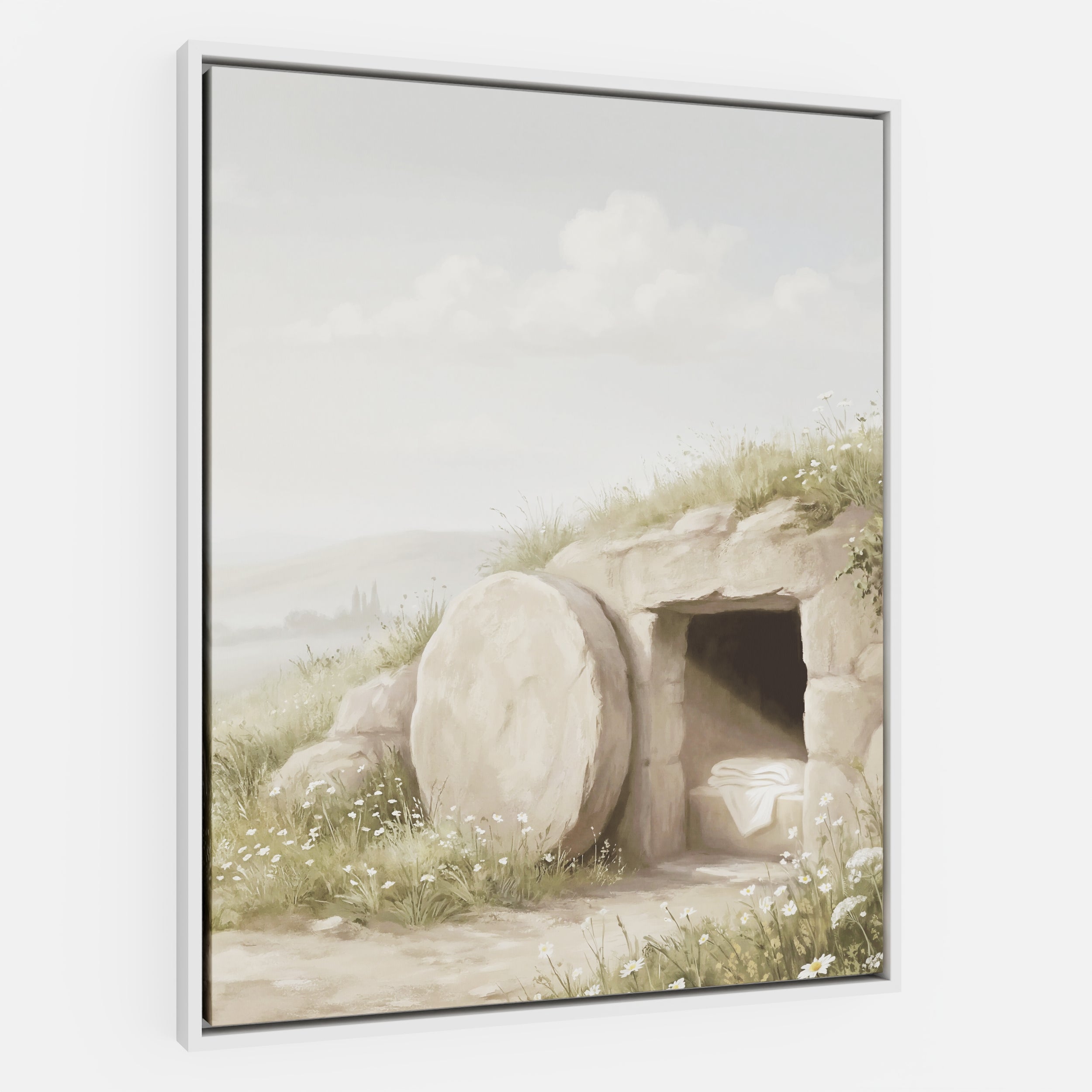 The Stone Was Rolled Away - Canvas