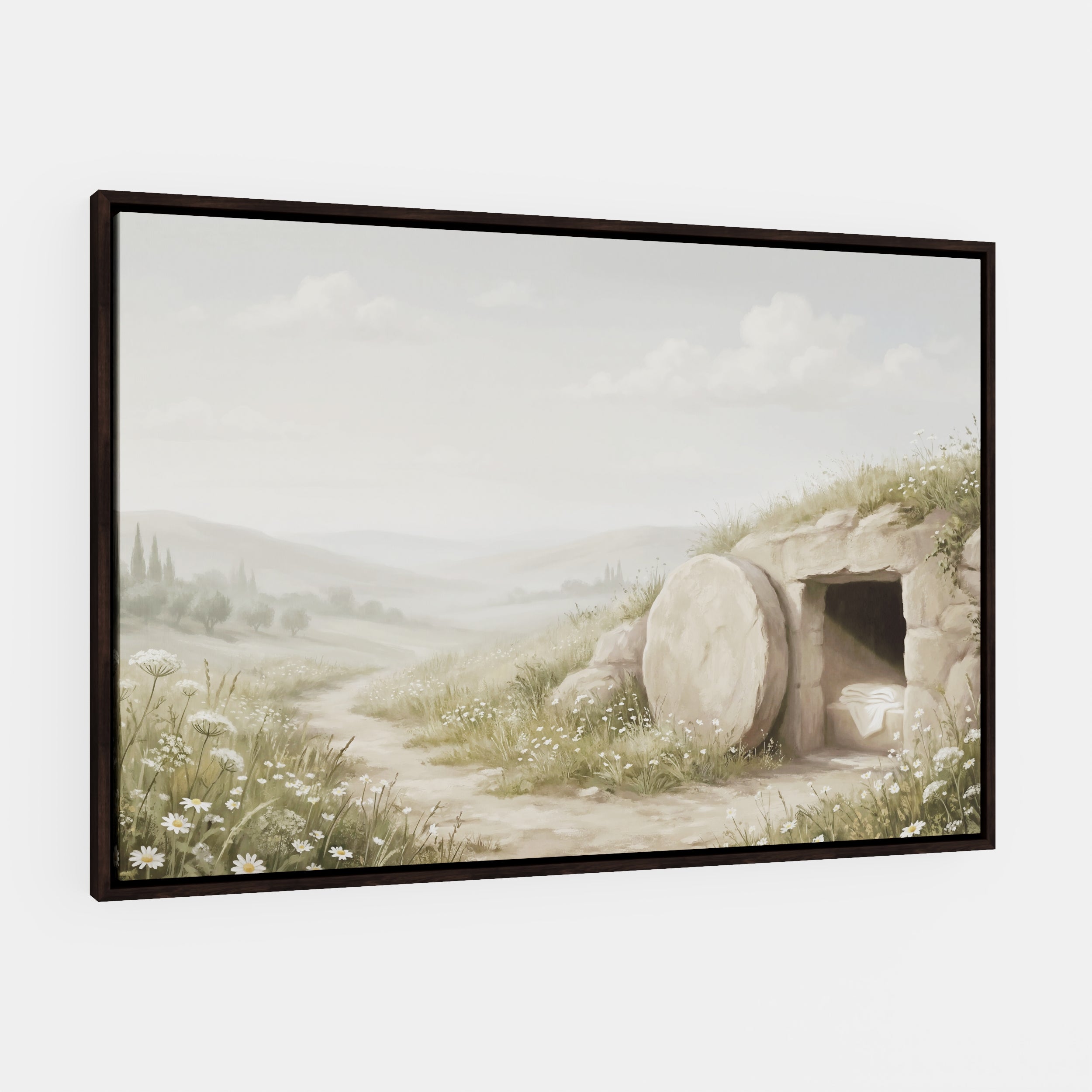 The Stone Was Rolled Away - Canvas