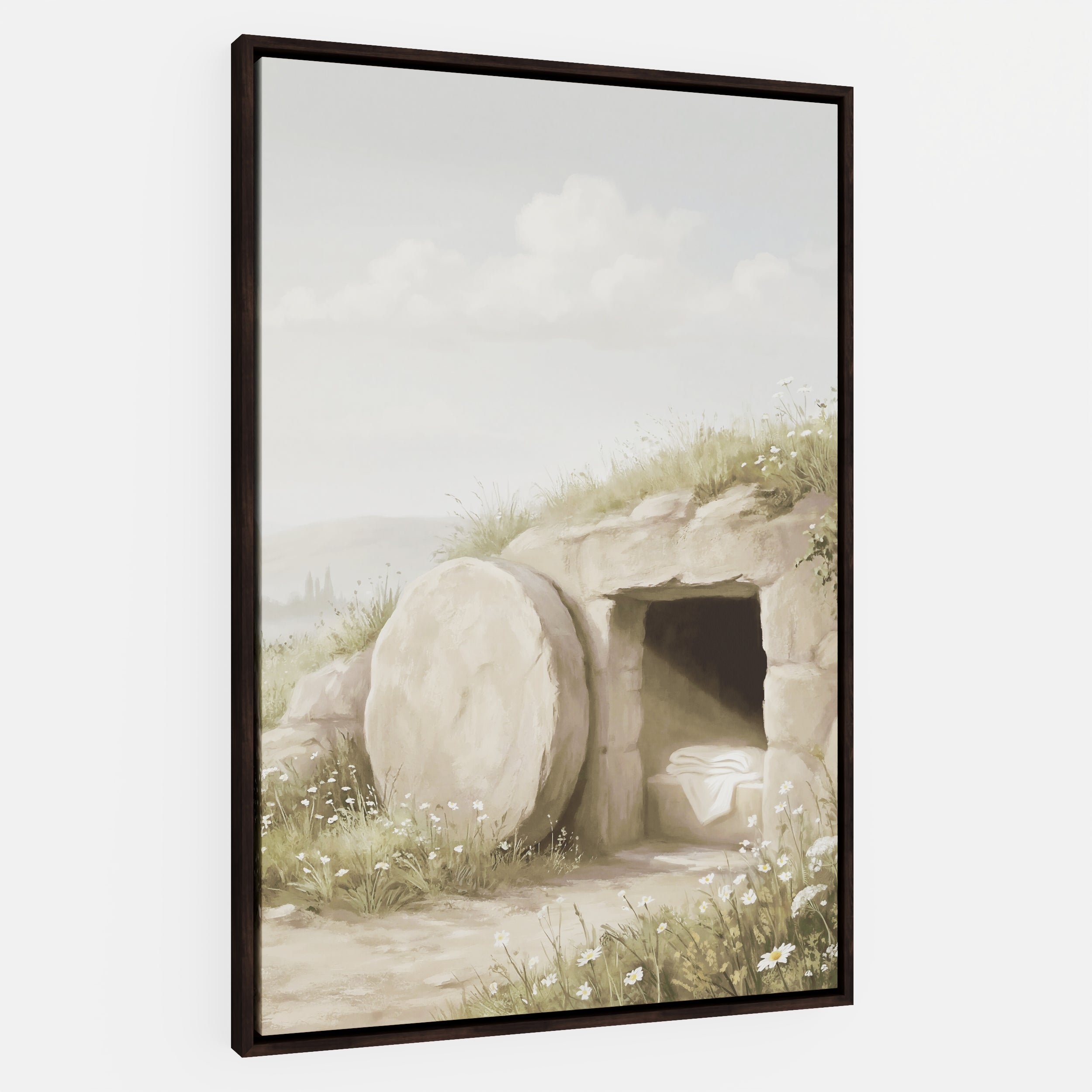 The Stone Was Rolled Away - Canvas