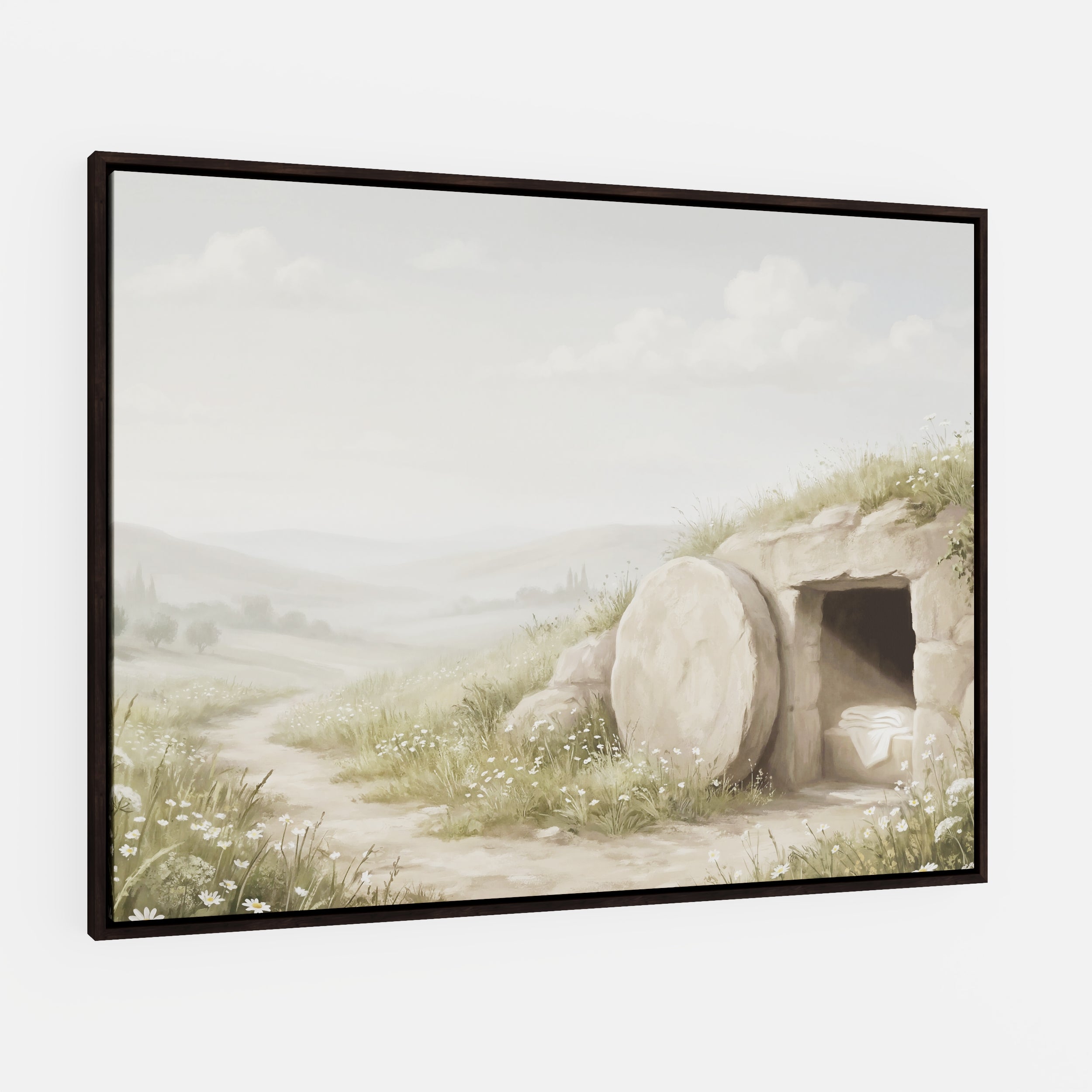 The Stone Was Rolled Away - Canvas