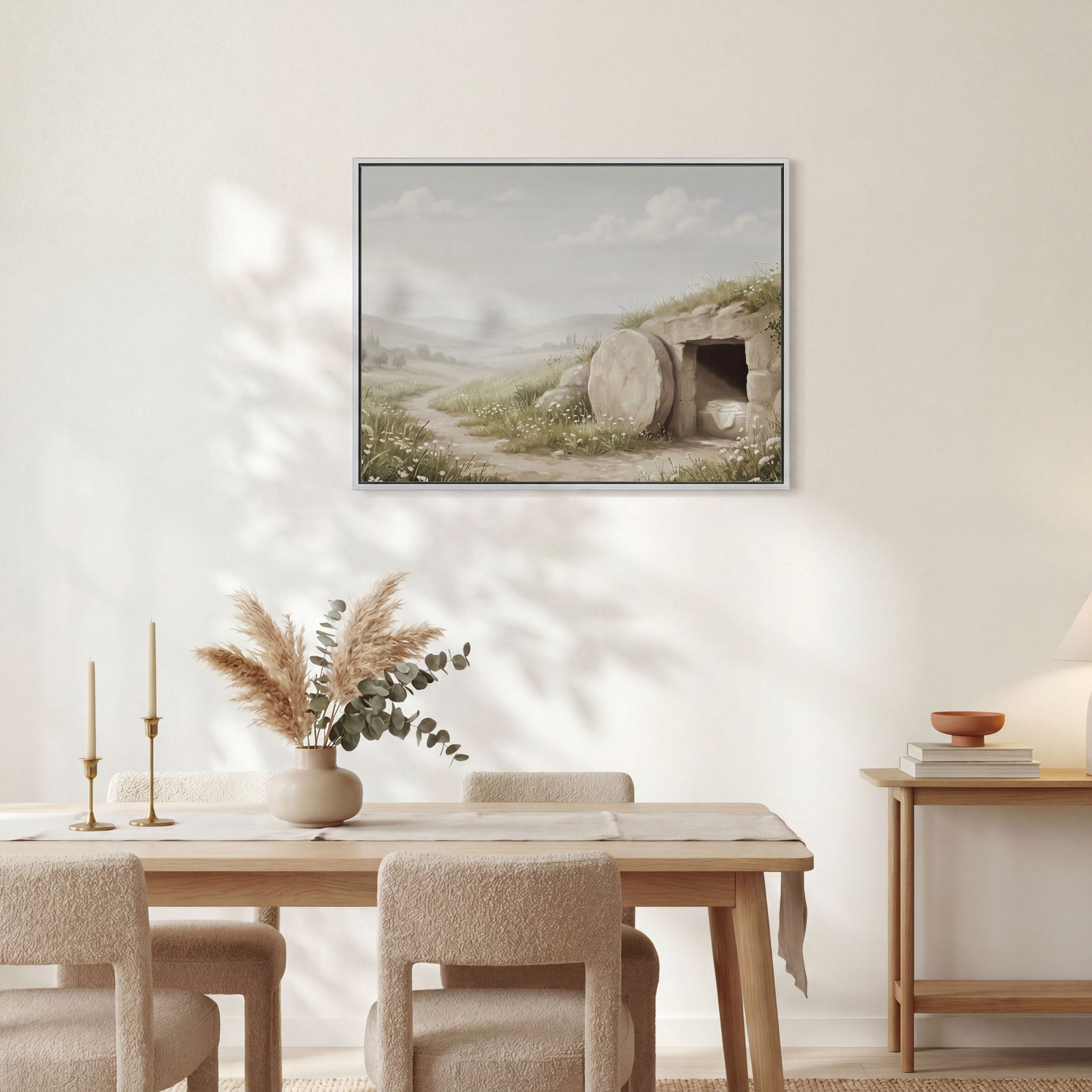 The Stone Was Rolled Away - Canvas