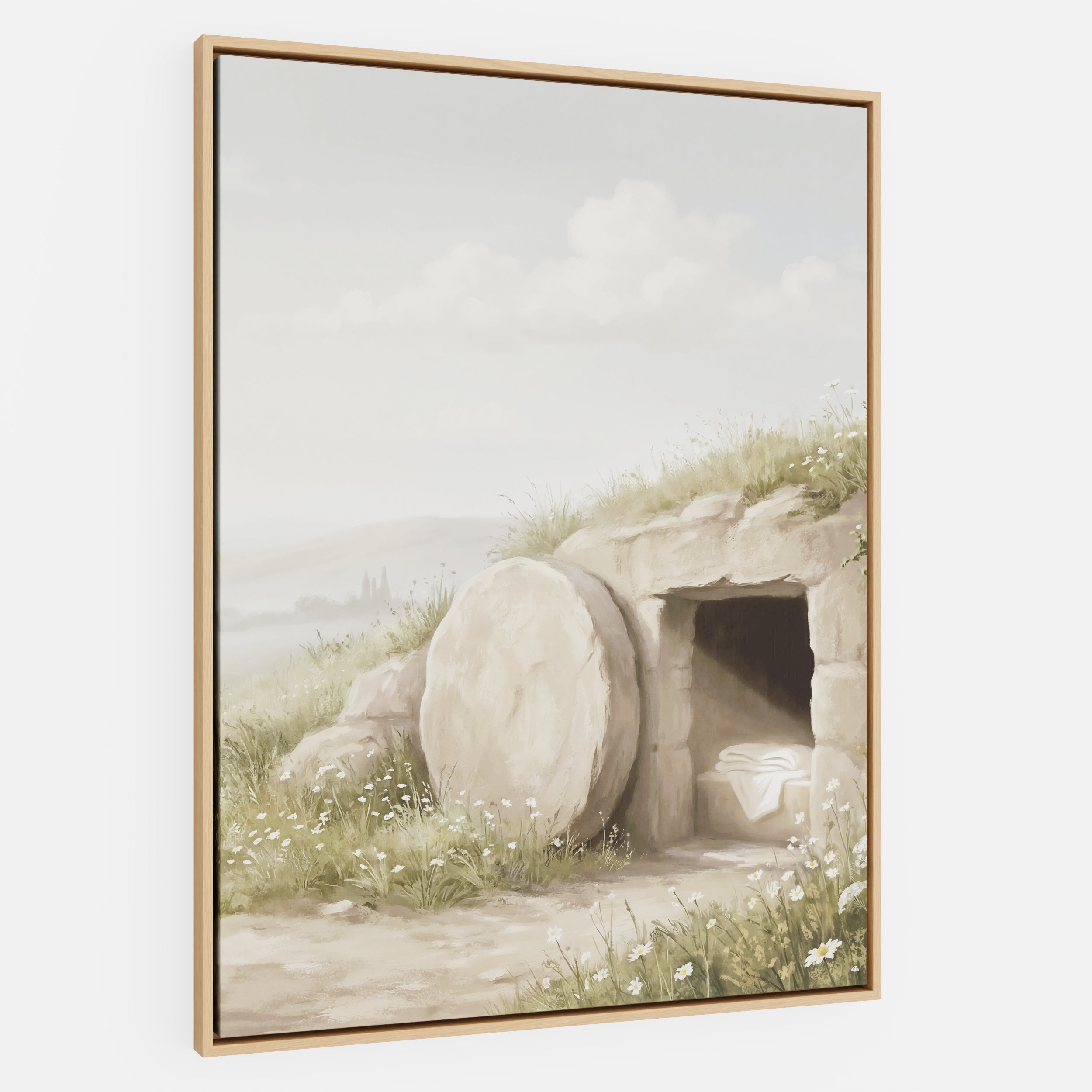 The Stone Was Rolled Away - Canvas