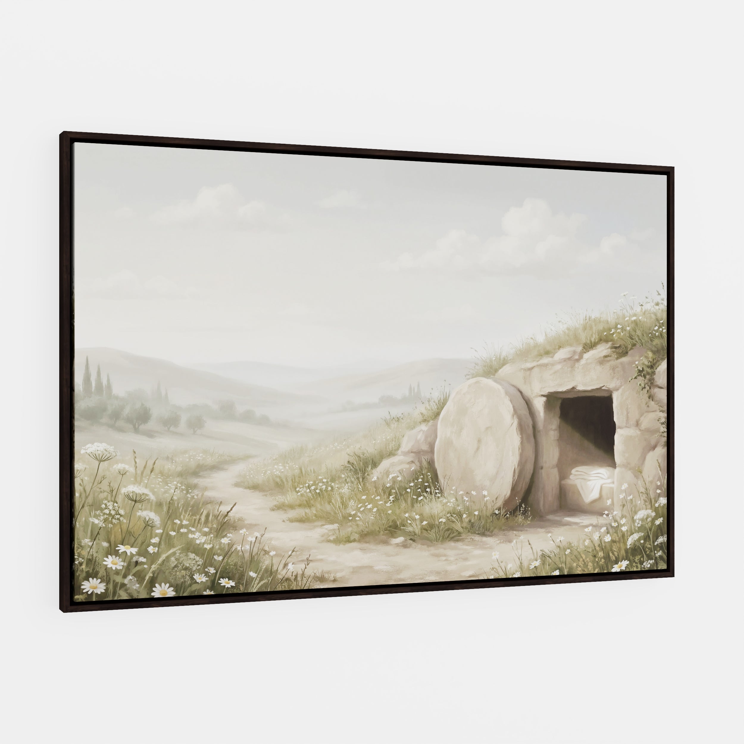 The Stone Was Rolled Away - Canvas