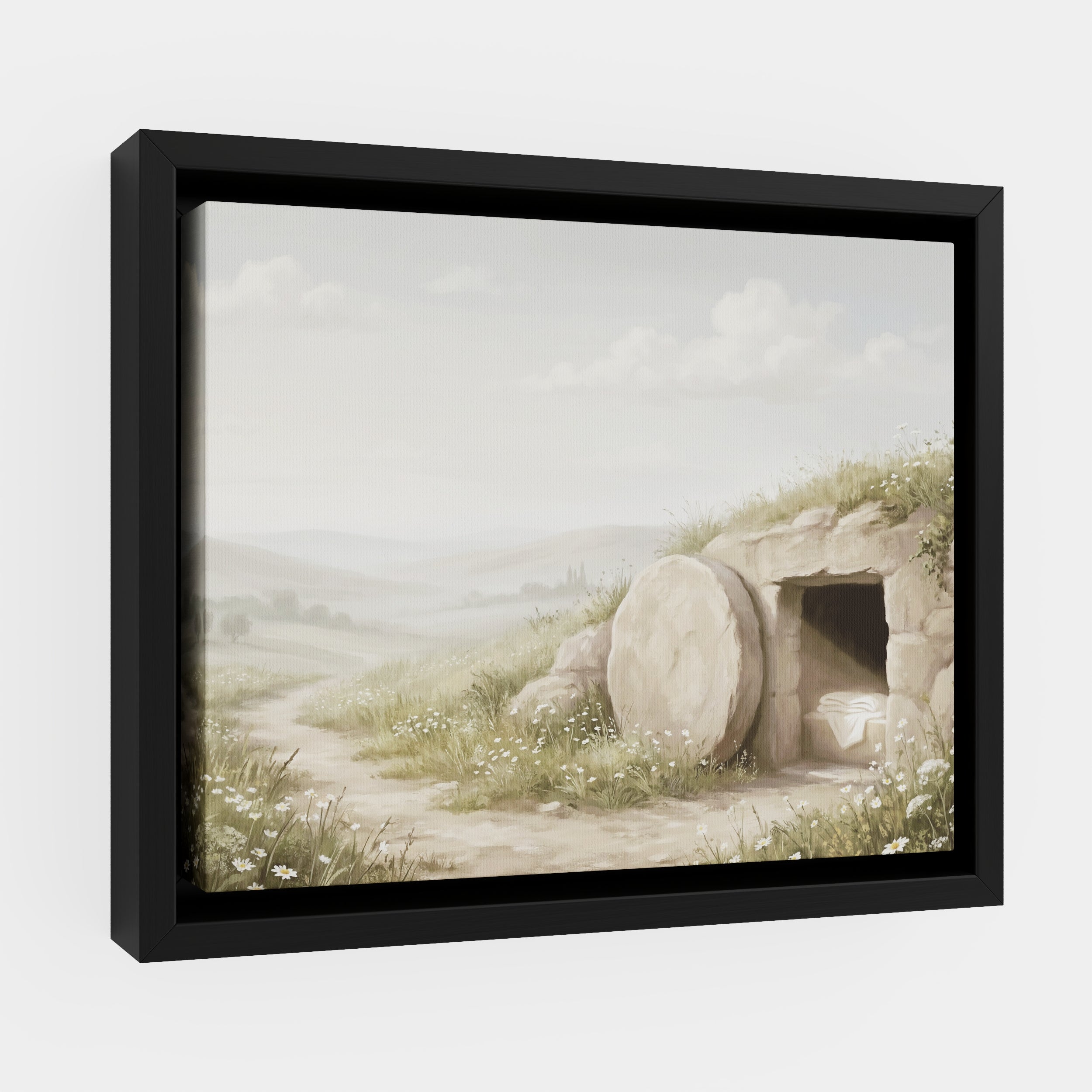 The Stone Was Rolled Away - Canvas