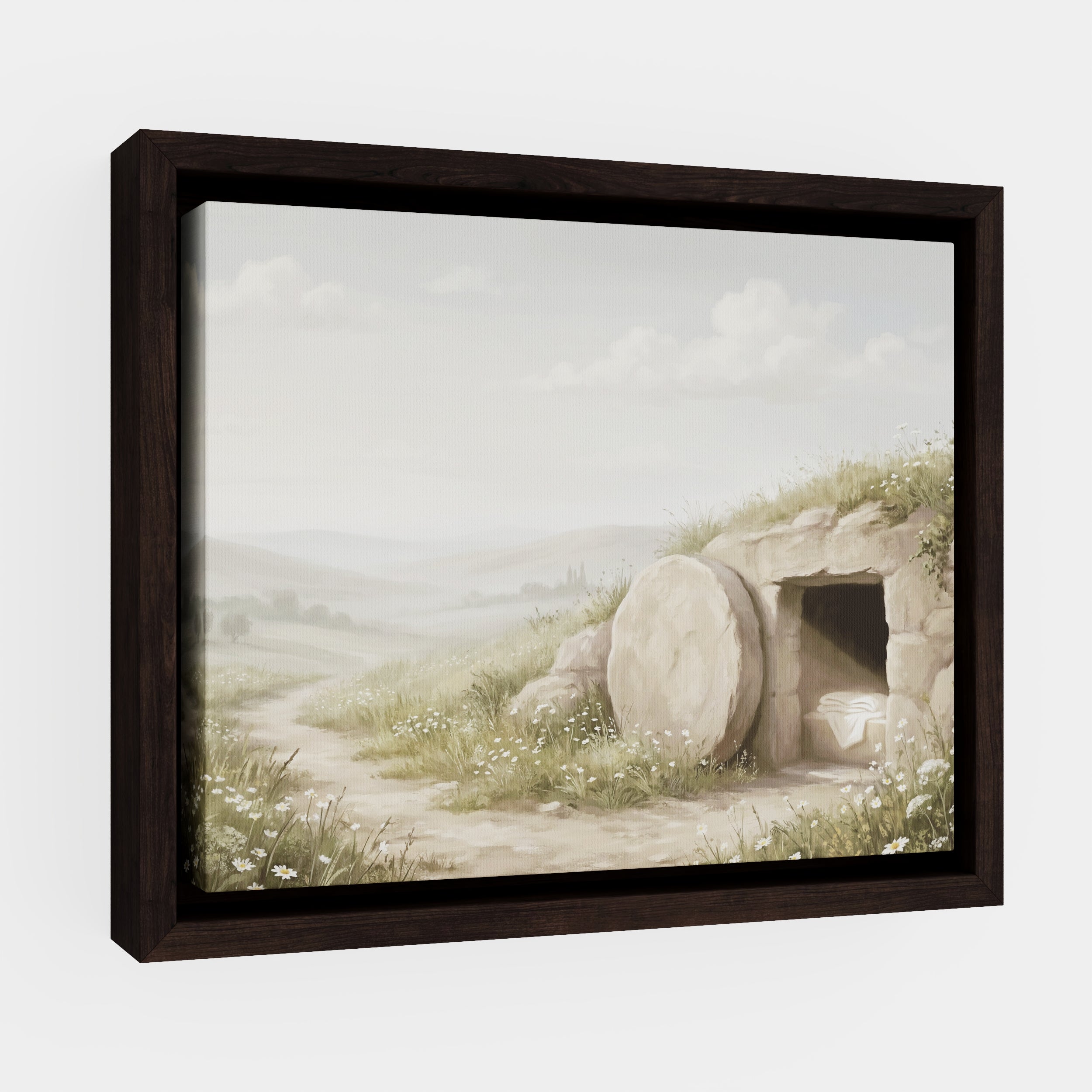 The Stone Was Rolled Away - Canvas