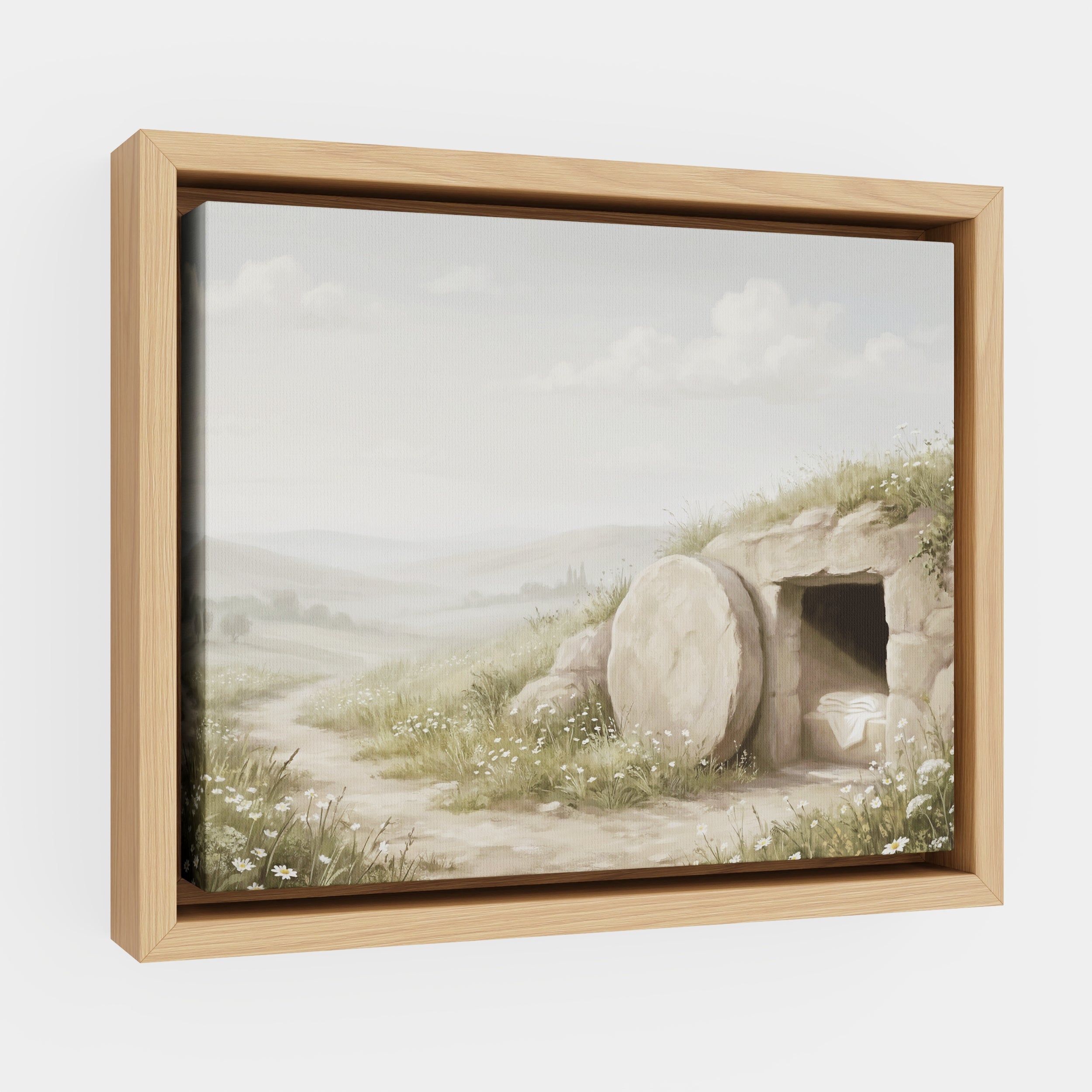 The Stone Was Rolled Away - Canvas
