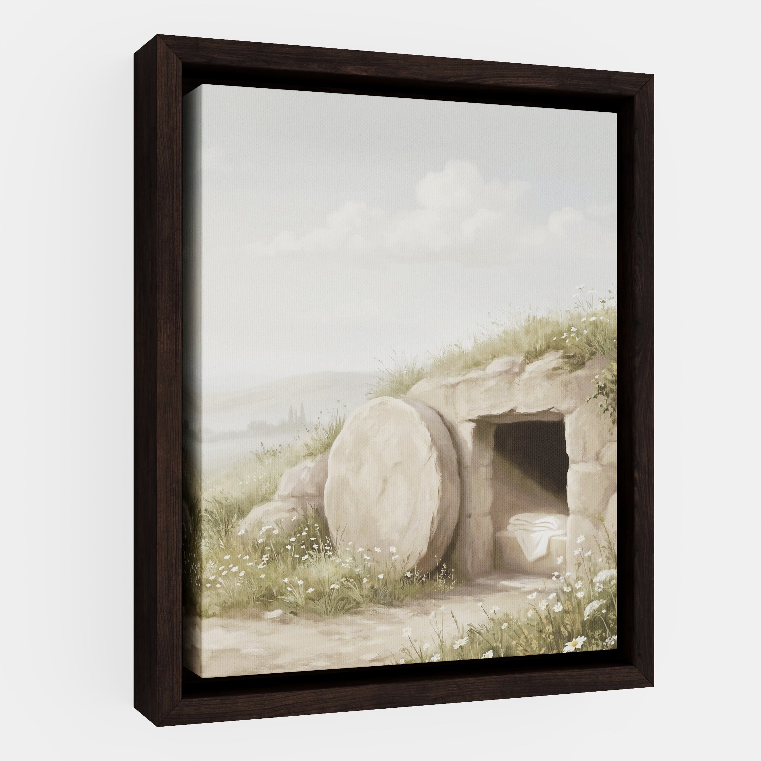 The Stone Was Rolled Away - Canvas