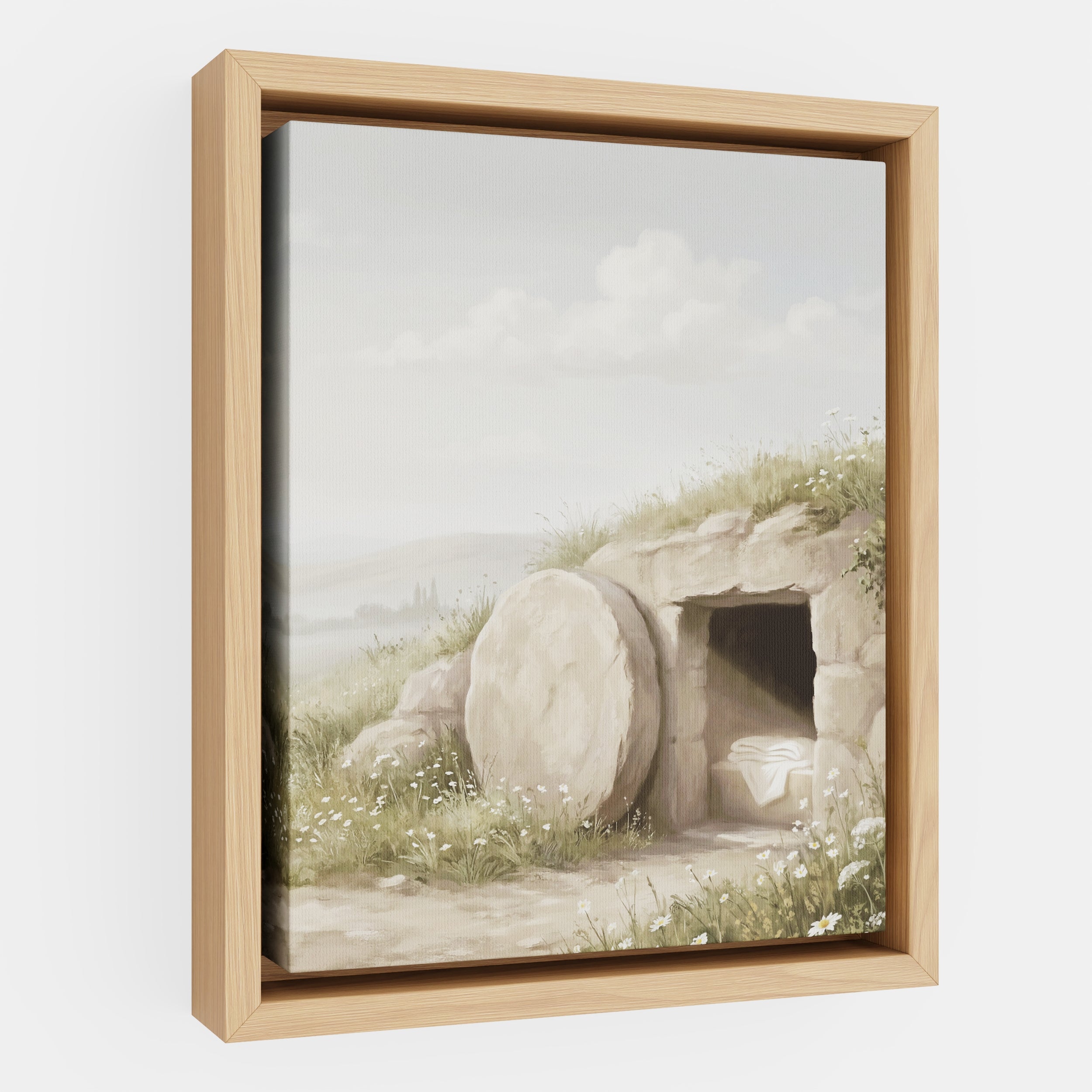 The Stone Was Rolled Away - Canvas