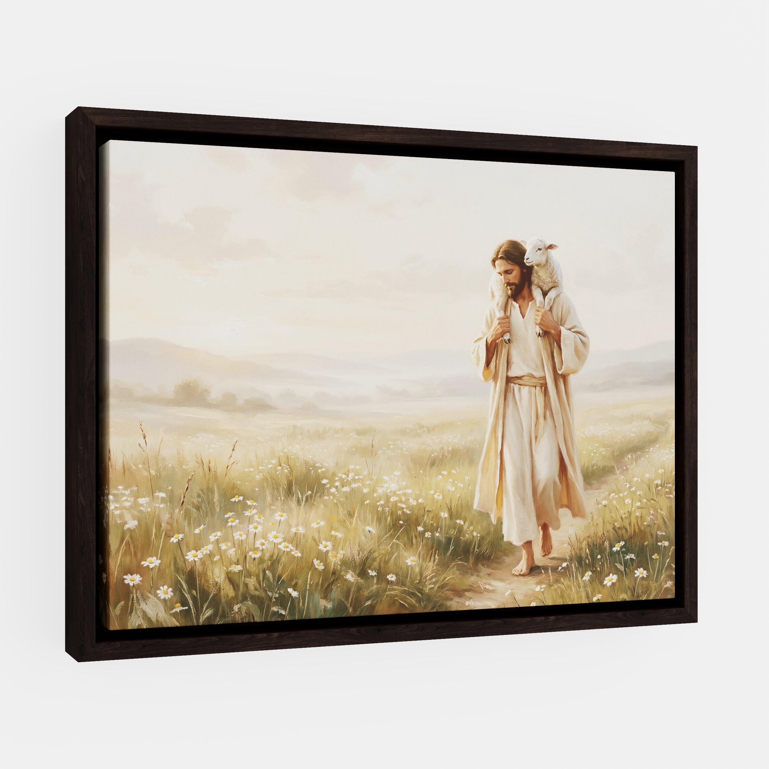 Upon His Shoulders - Canvas