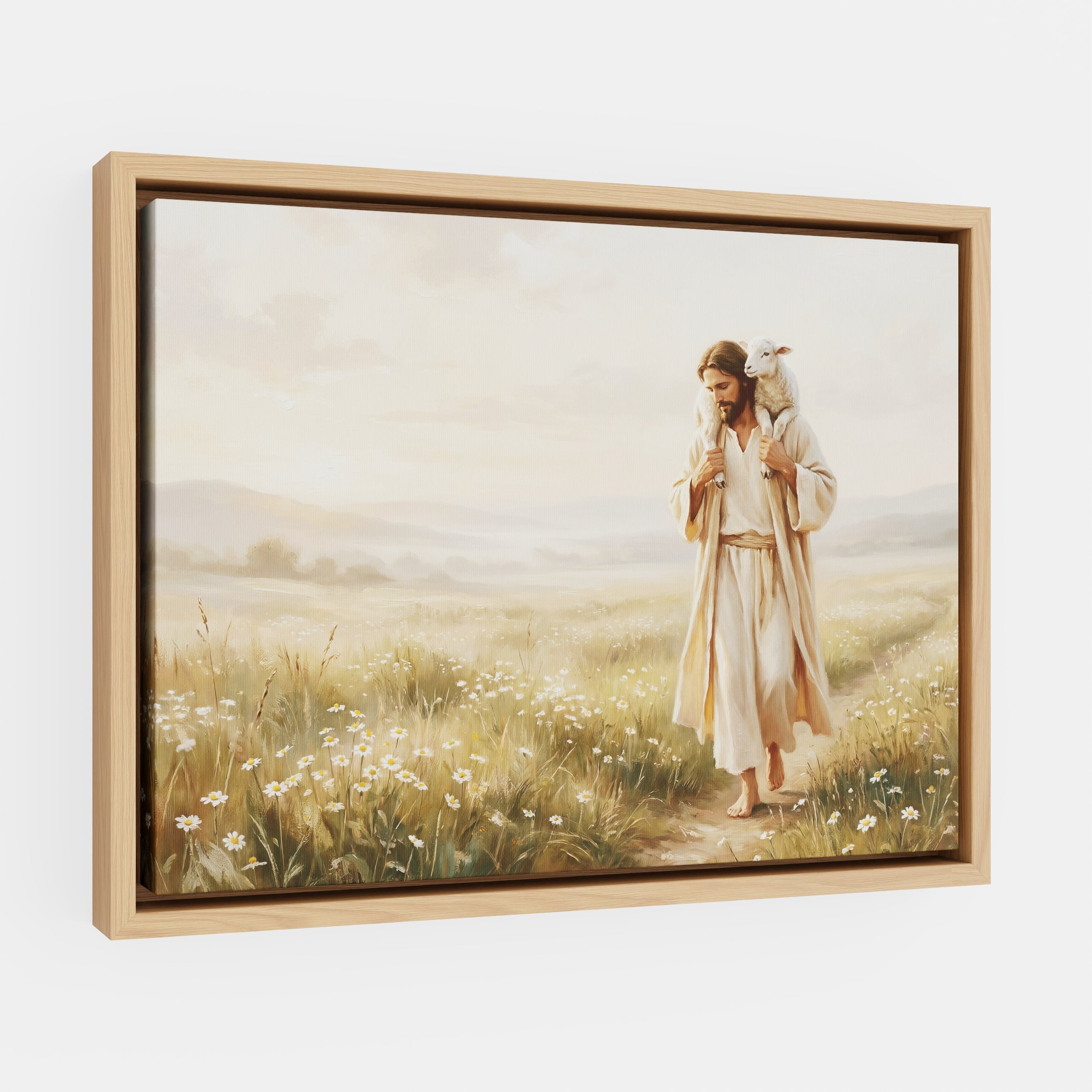 Upon His Shoulders - Canvas