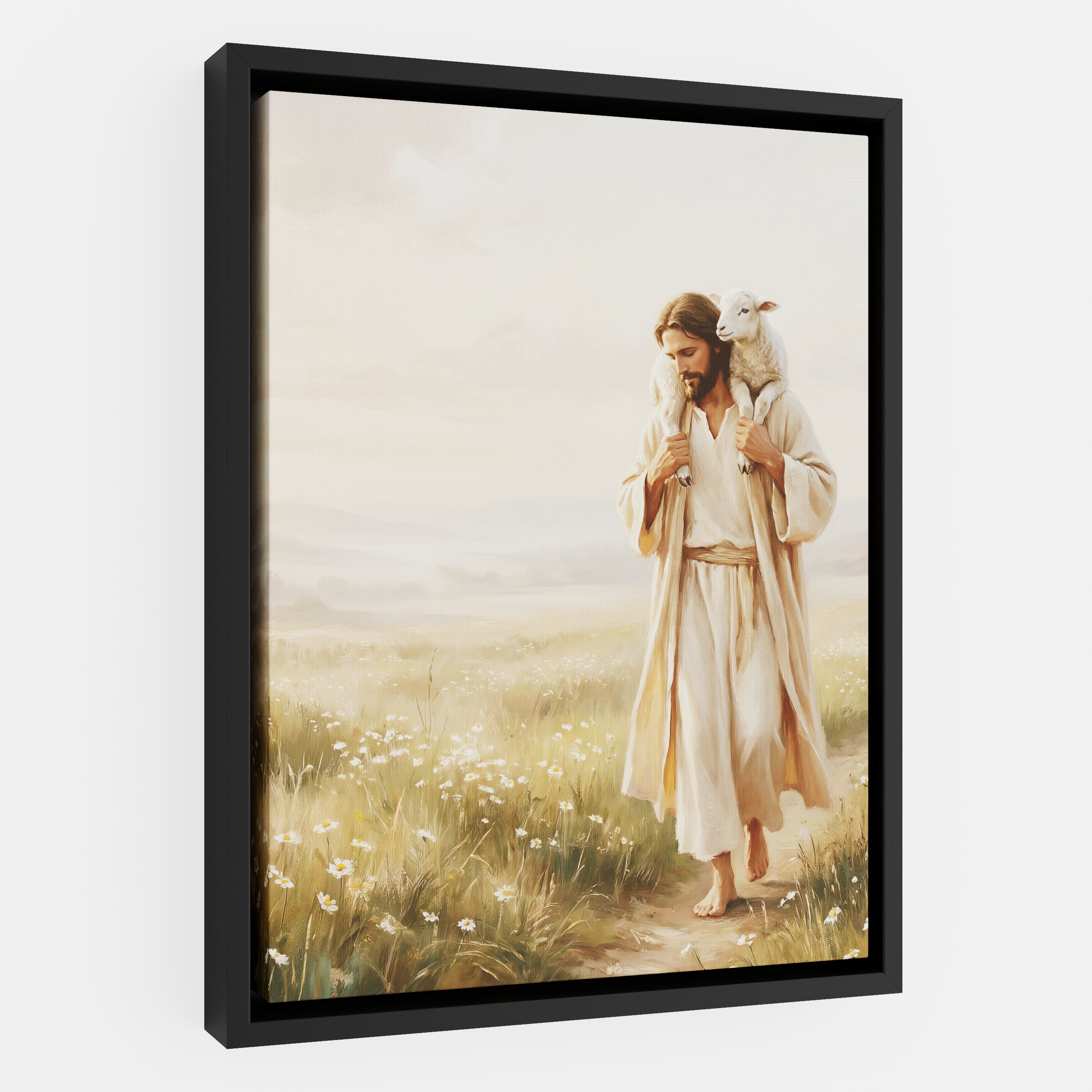 Upon His Shoulders - Canvas