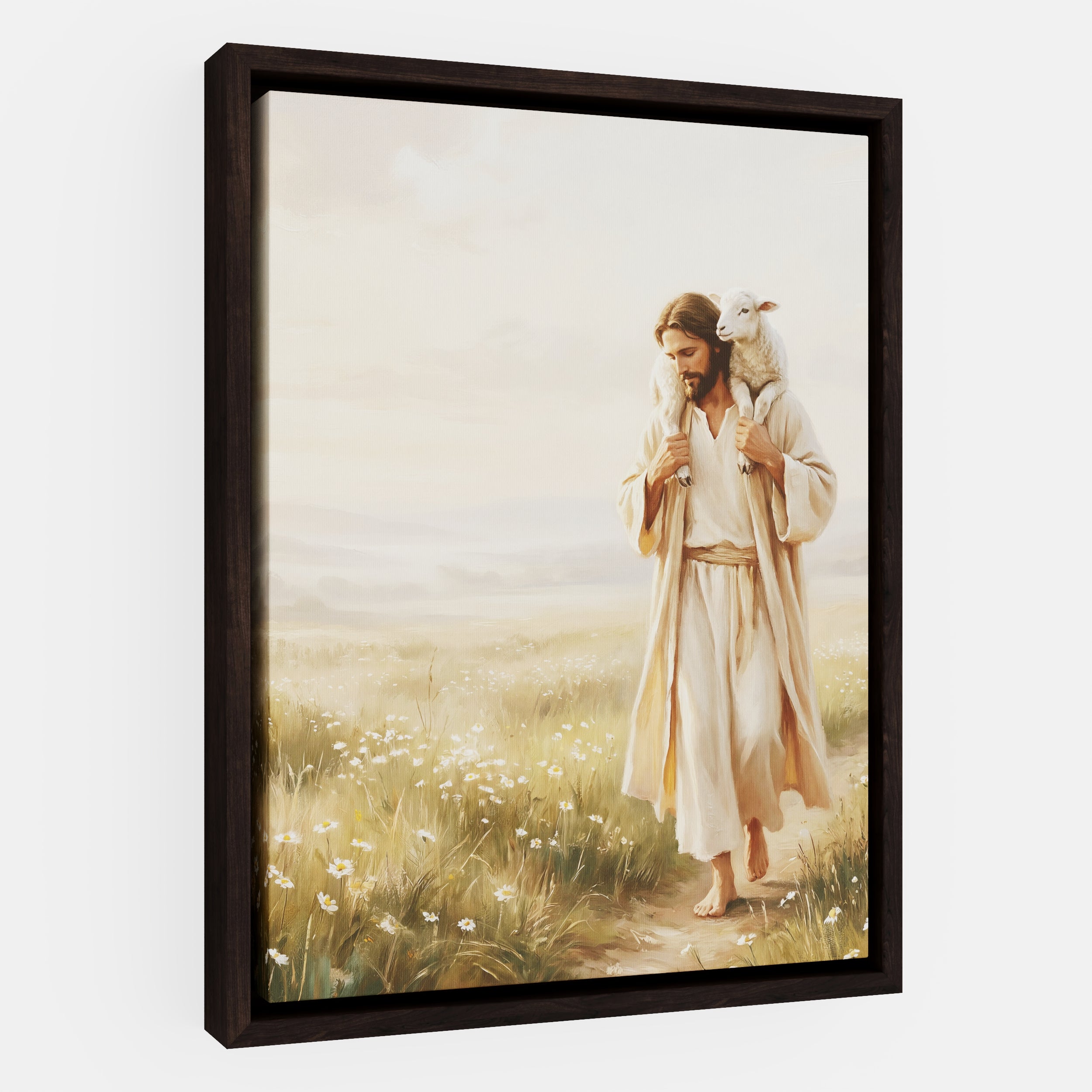 Upon His Shoulders - Canvas