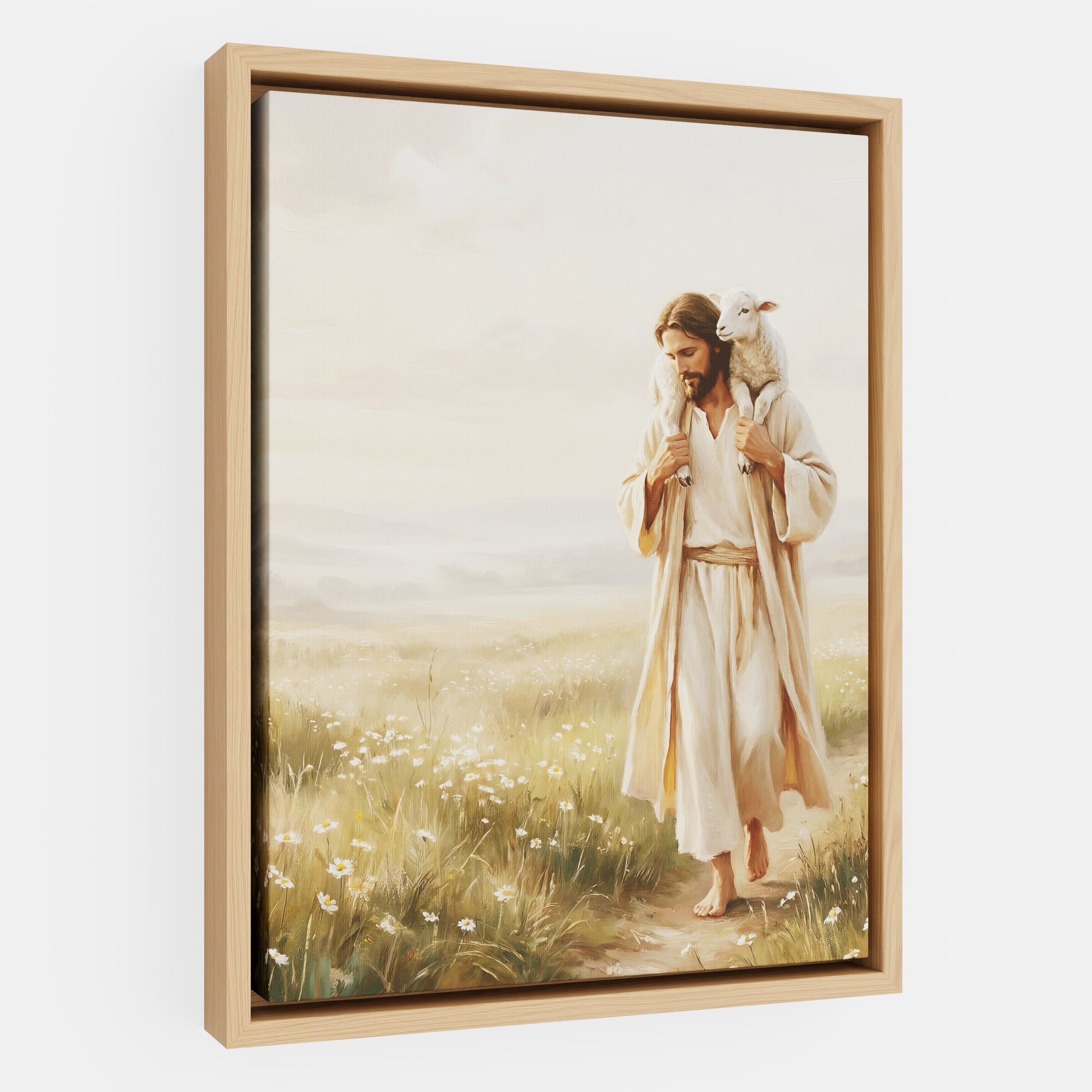 Upon His Shoulders - Canvas