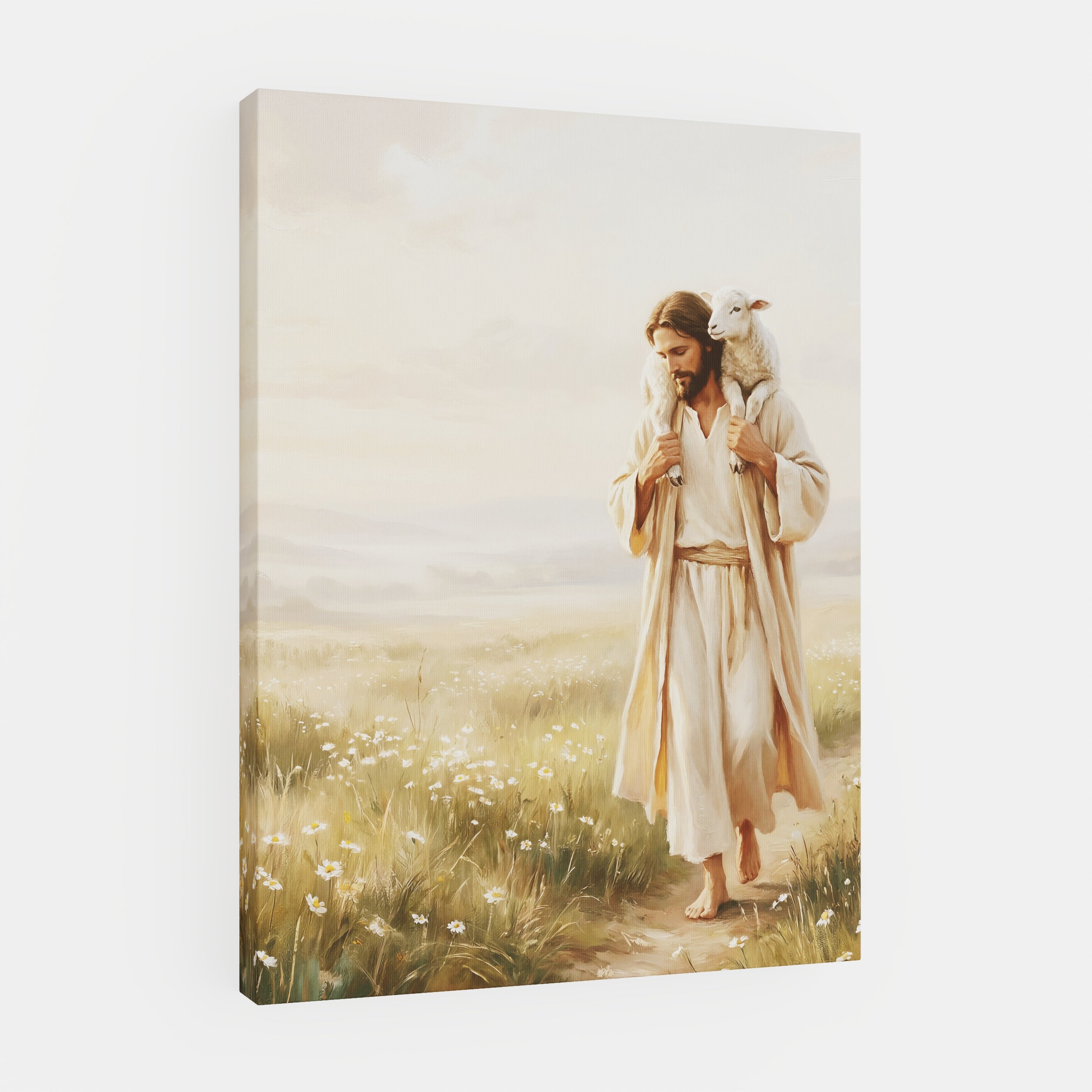 Upon His Shoulders - Canvas