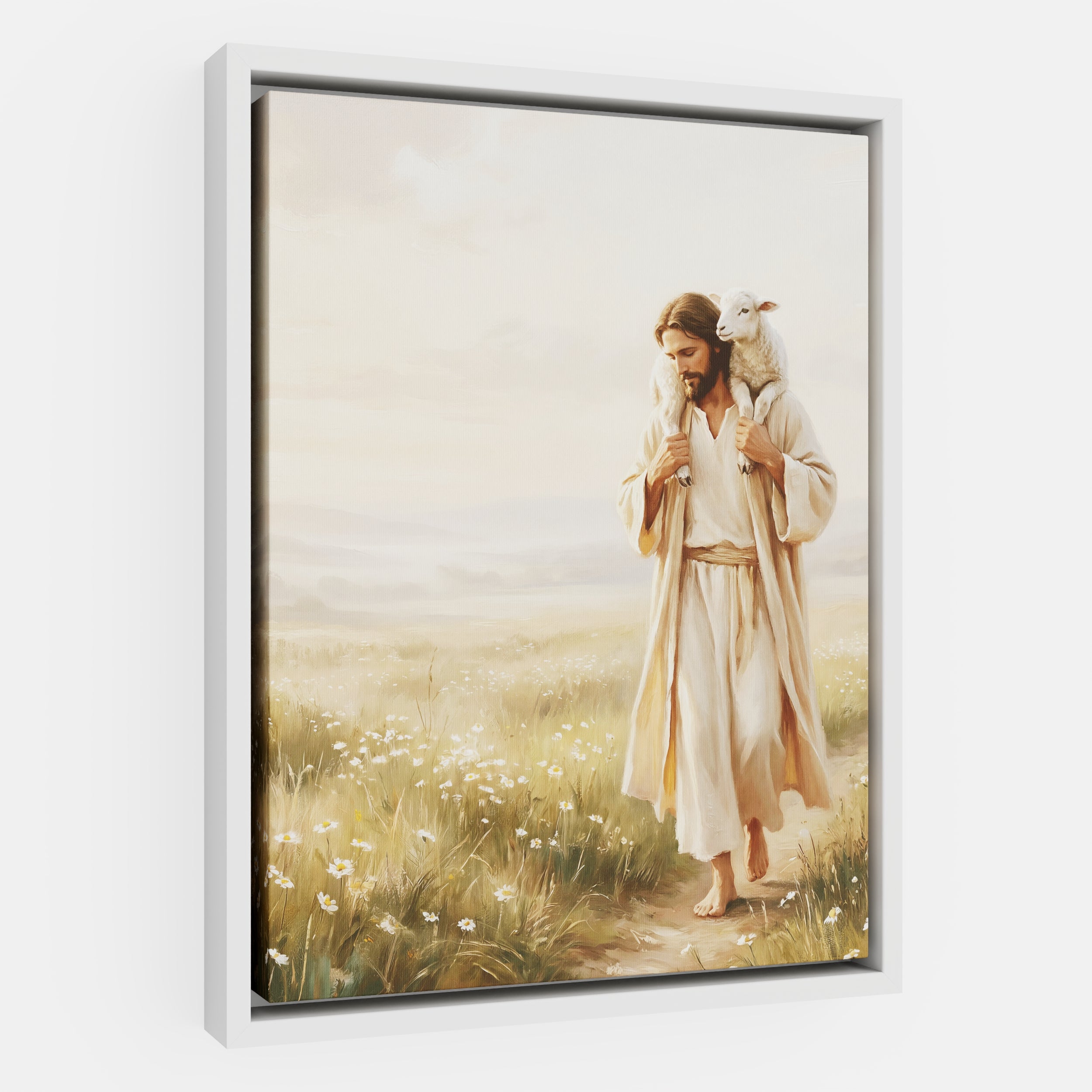 Upon His Shoulders - Canvas
