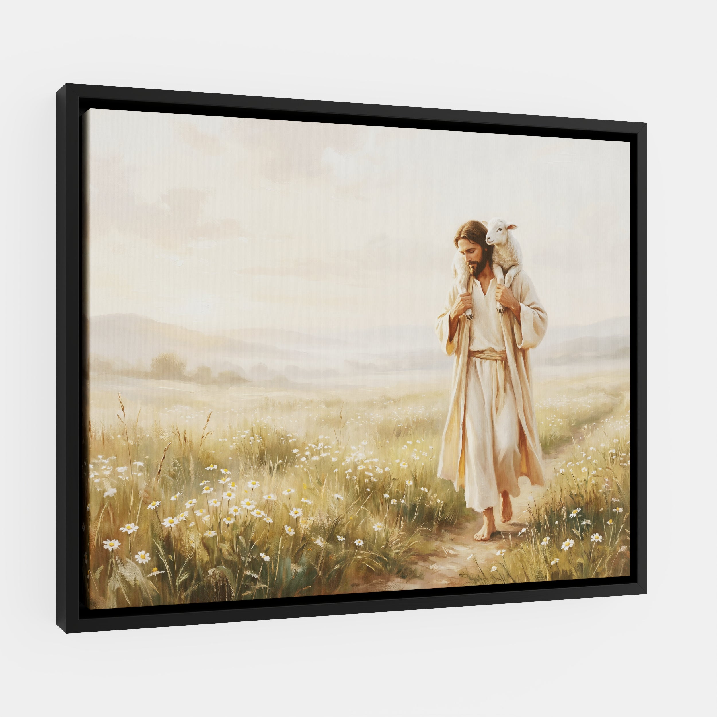 Upon His Shoulders - Canvas