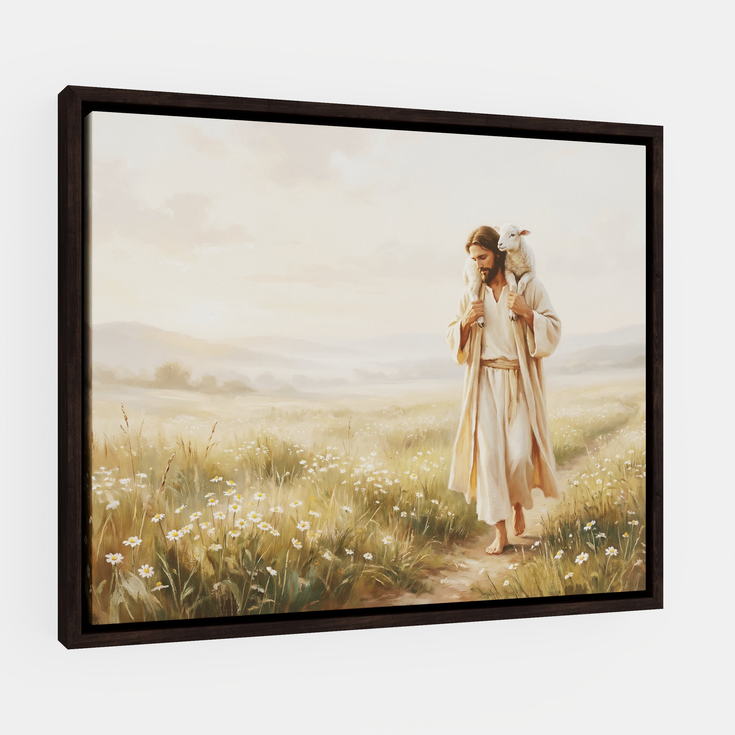 Upon His Shoulders - Canvas