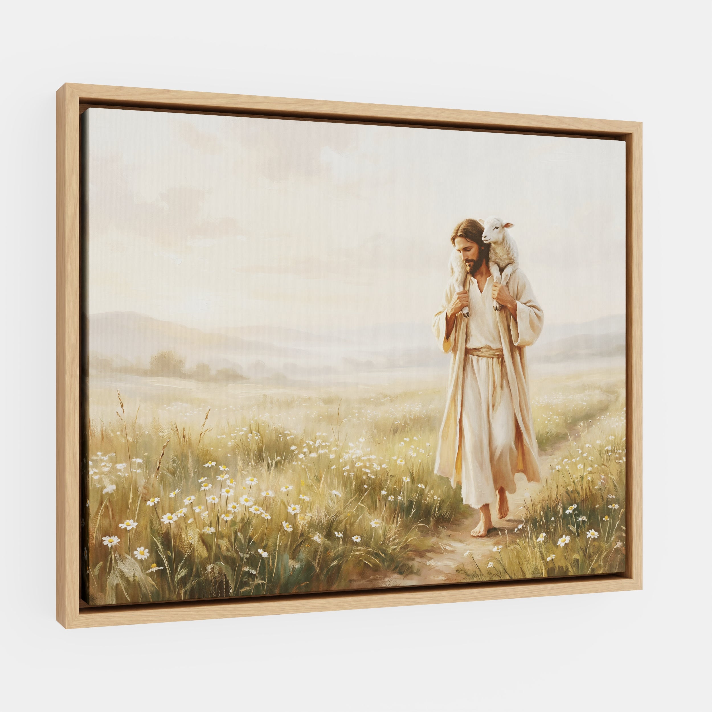 Upon His Shoulders - Canvas