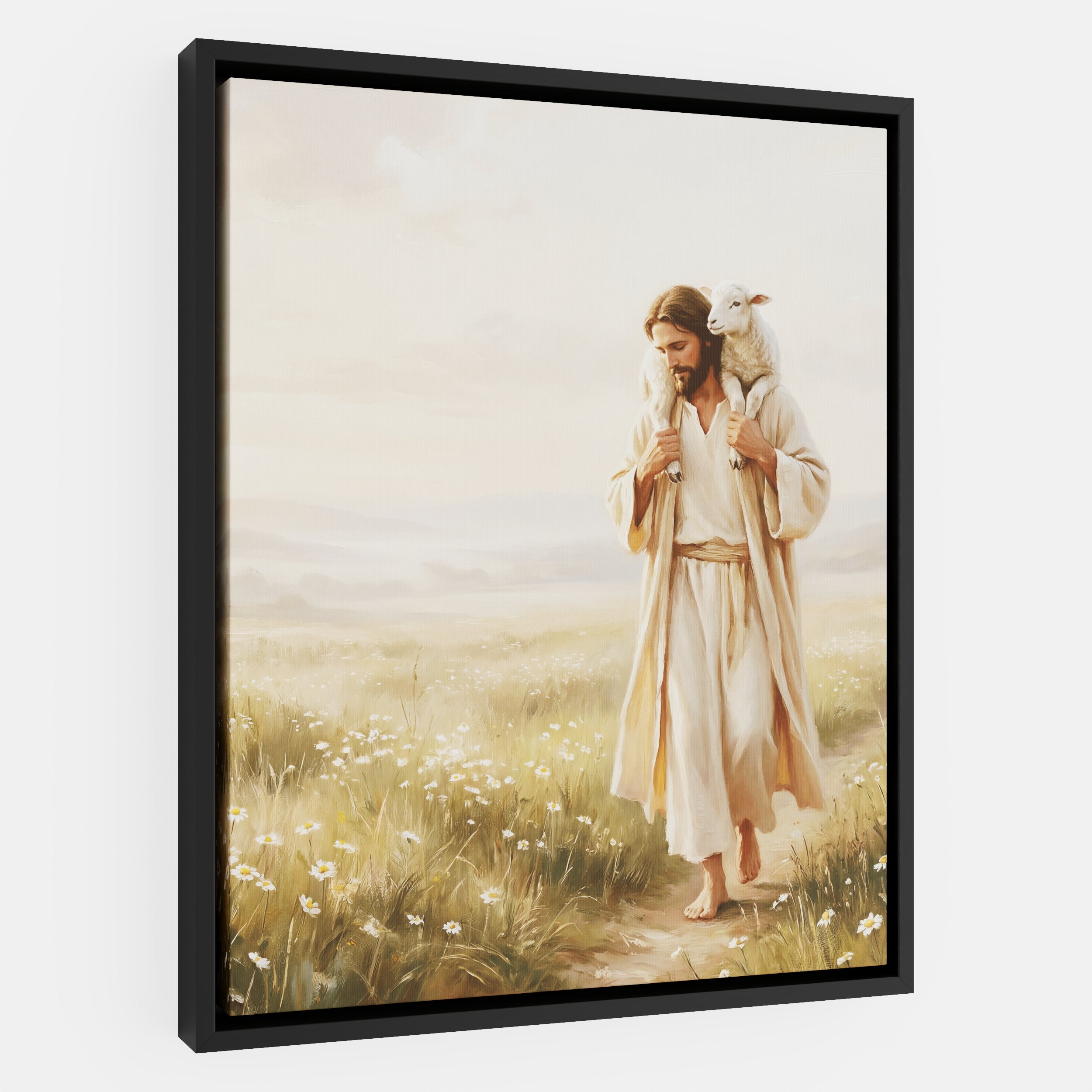Upon His Shoulders - Canvas