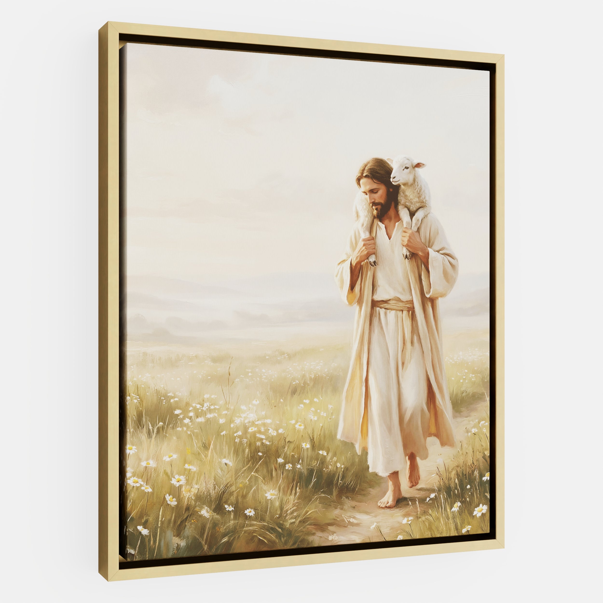 Upon His Shoulders - Canvas