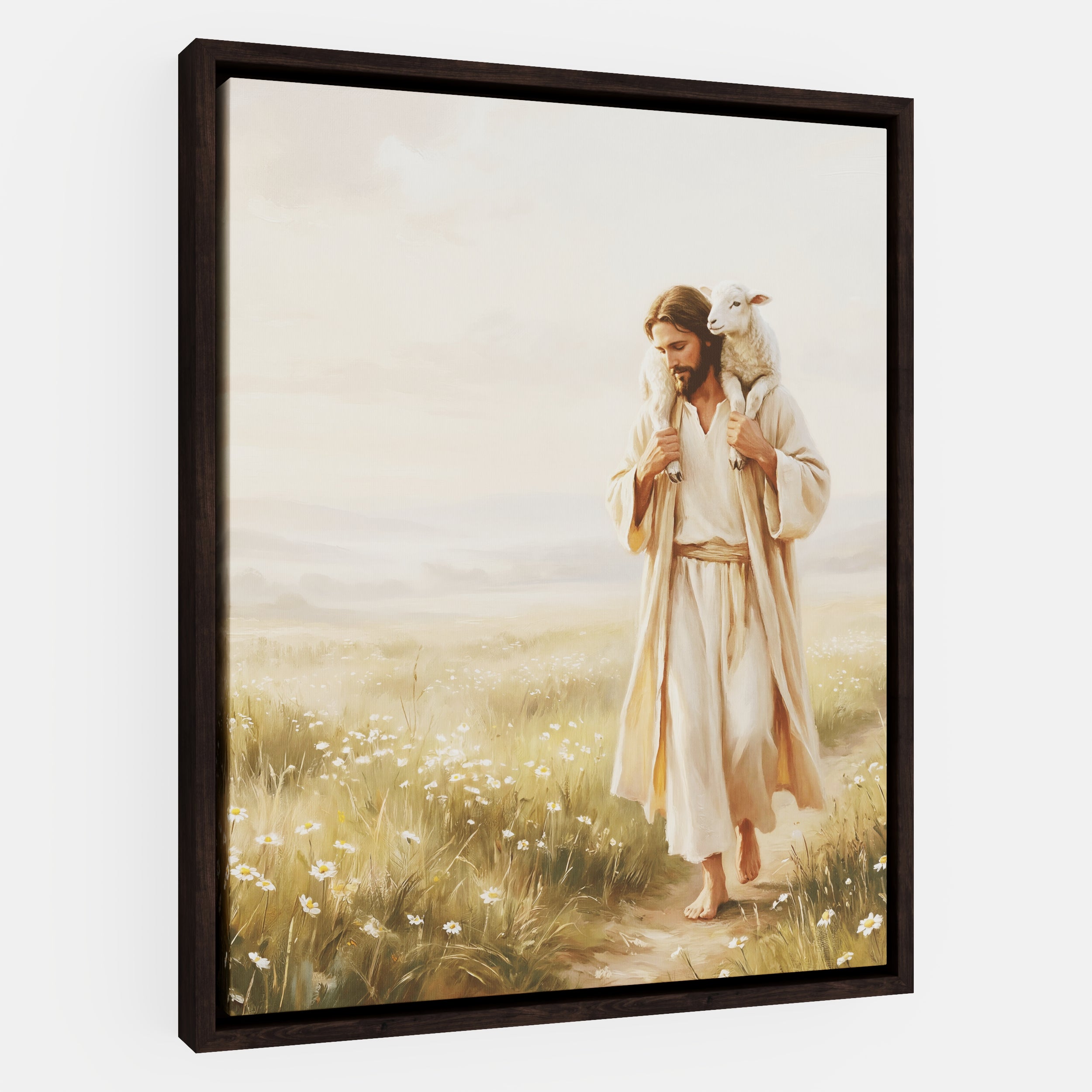 Upon His Shoulders - Canvas