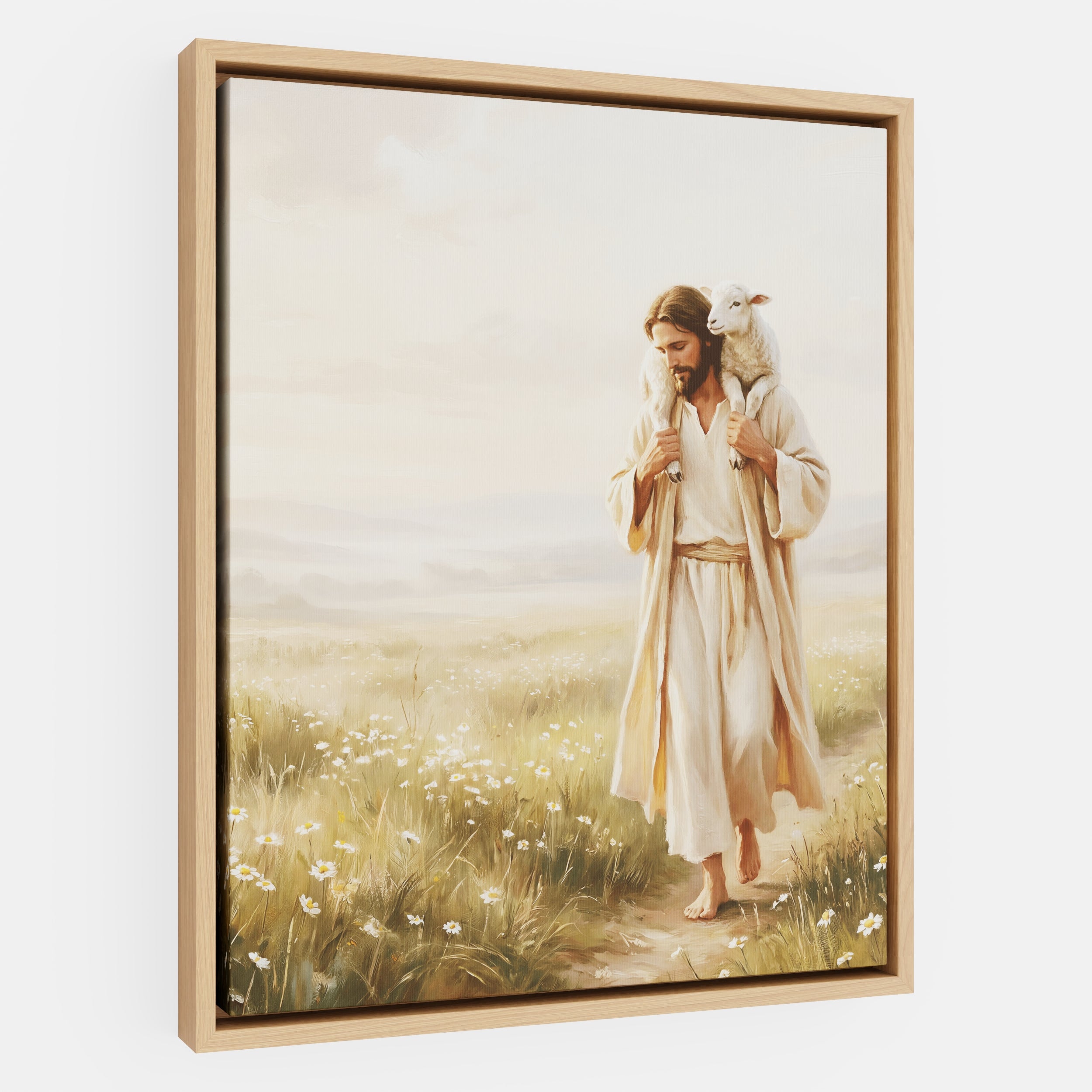 Upon His Shoulders - Canvas