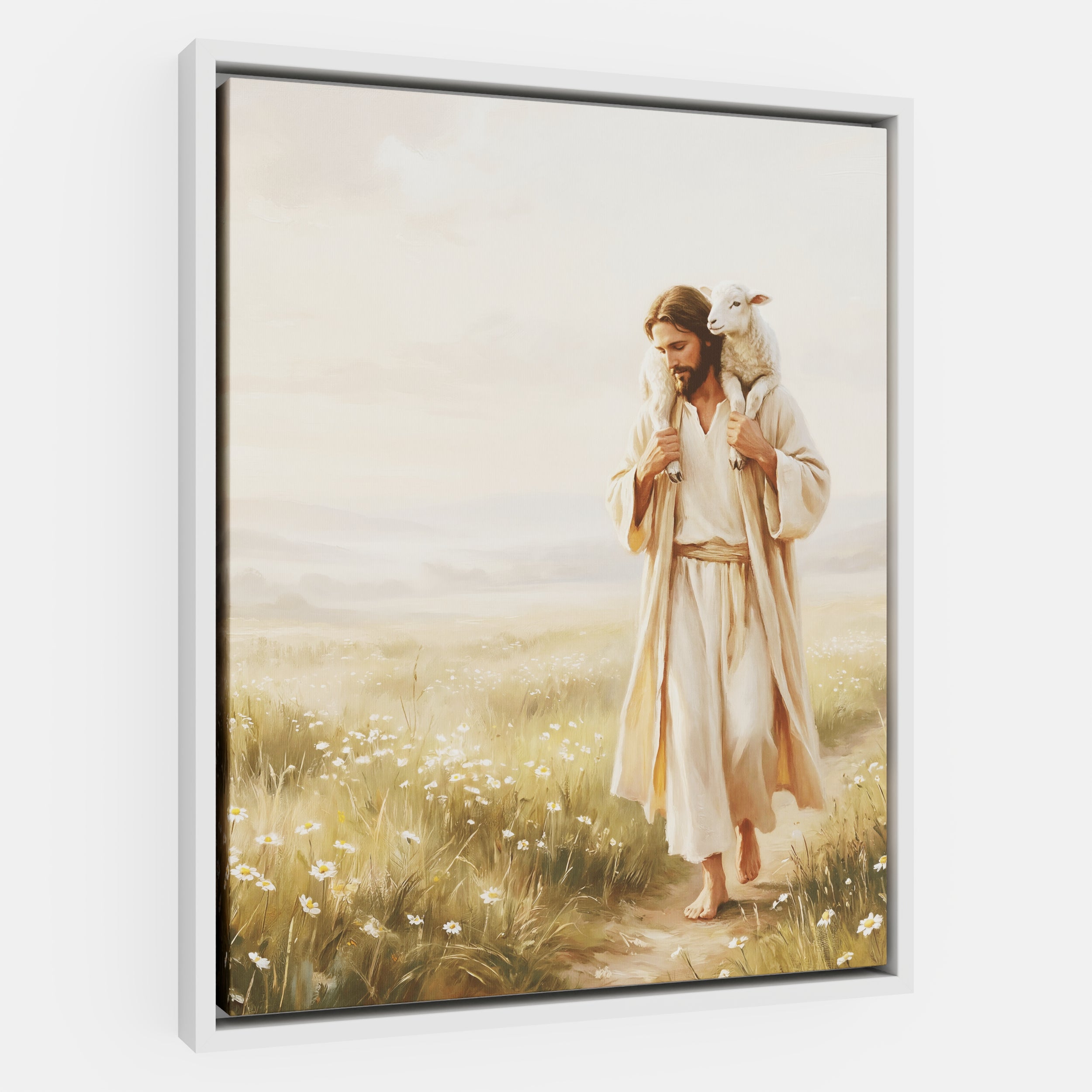Upon His Shoulders - Canvas