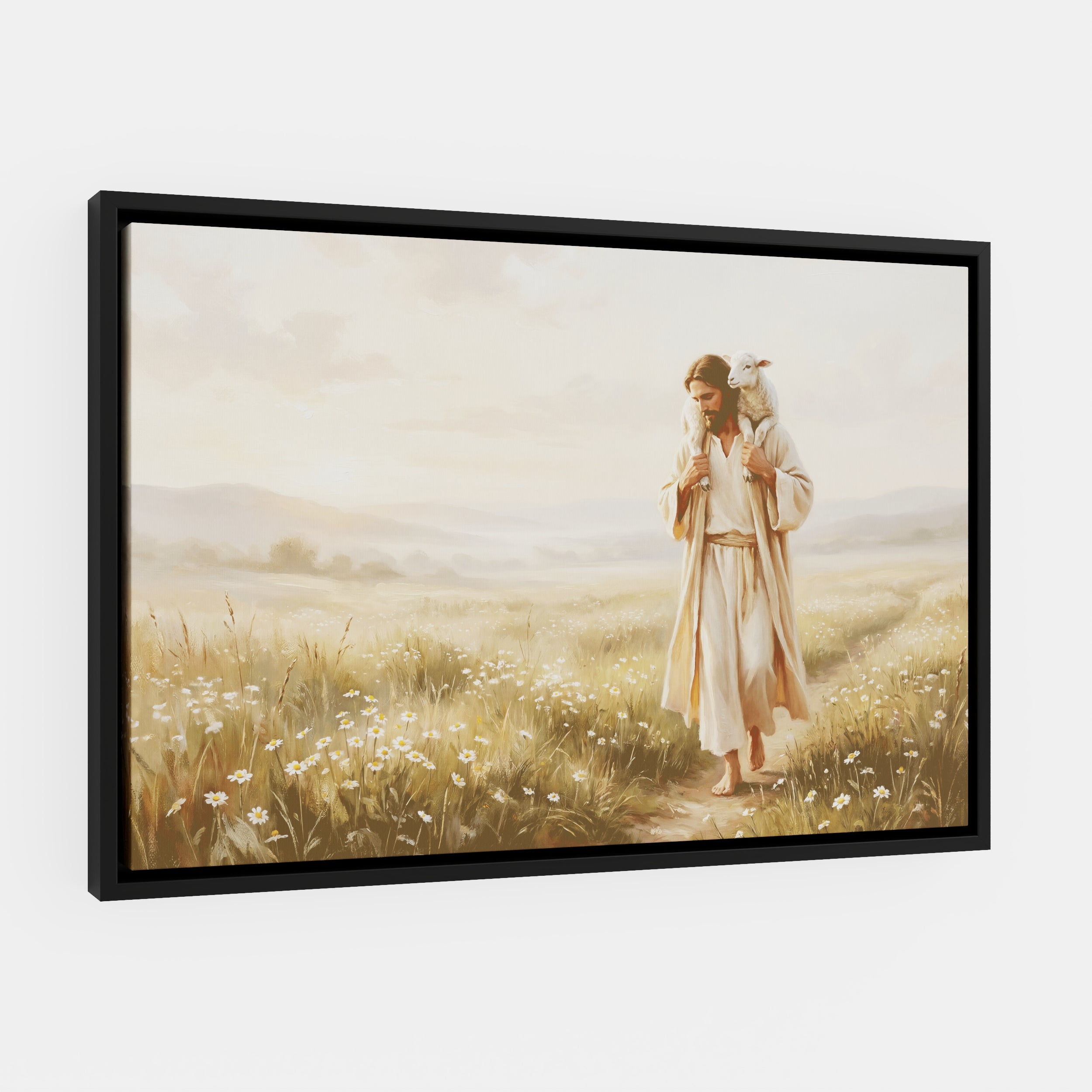 Upon His Shoulders - Canvas