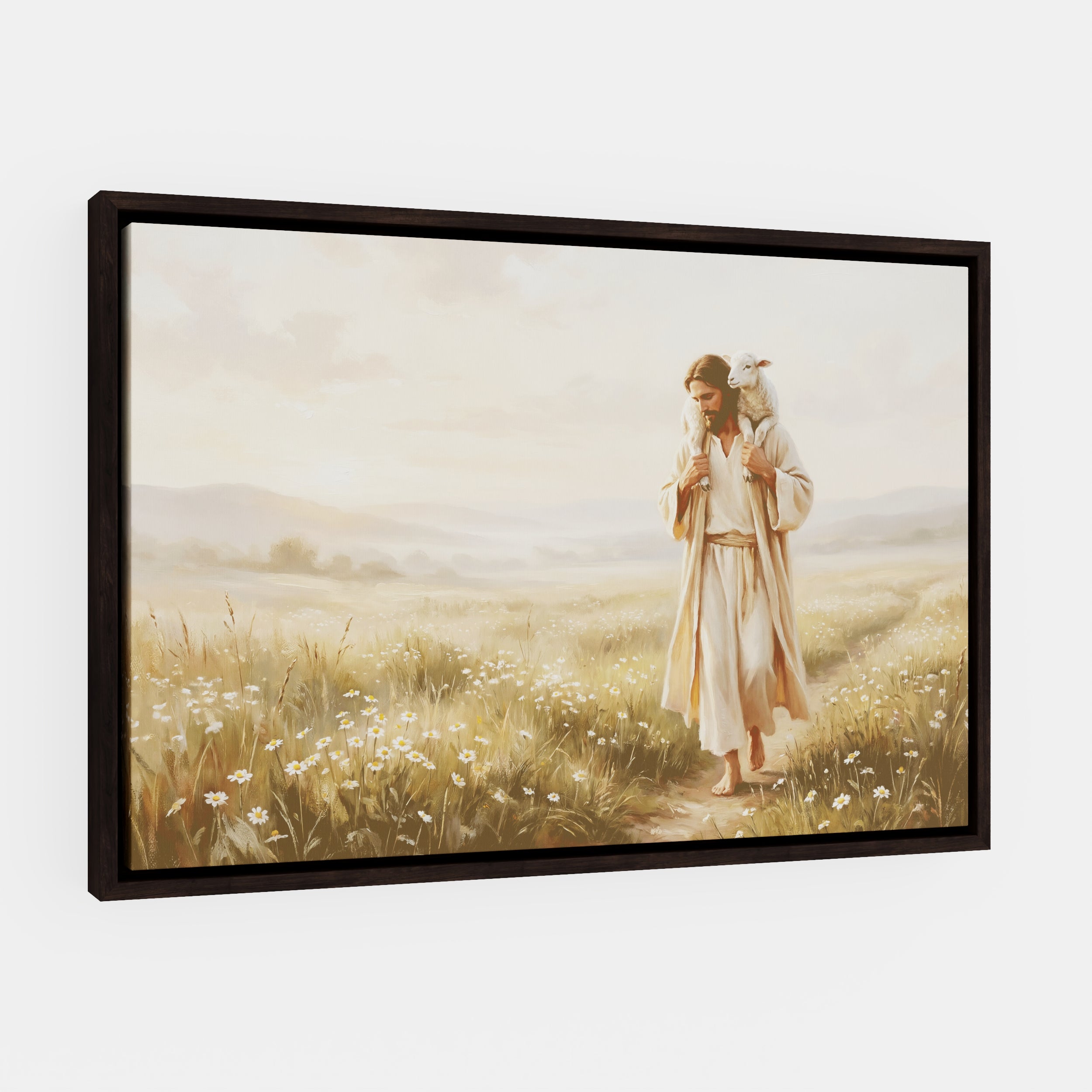 Upon His Shoulders - Canvas