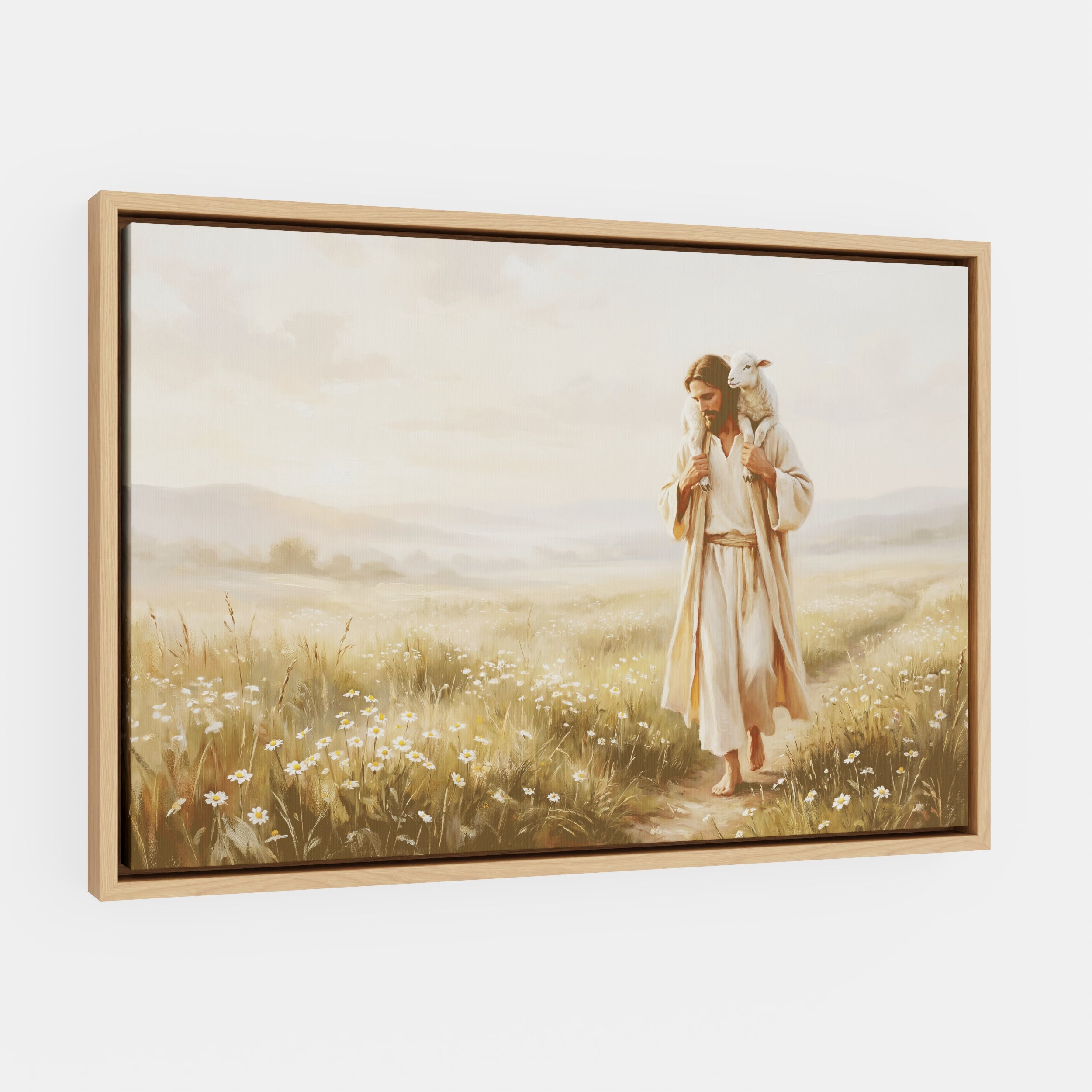 Upon His Shoulders - Canvas