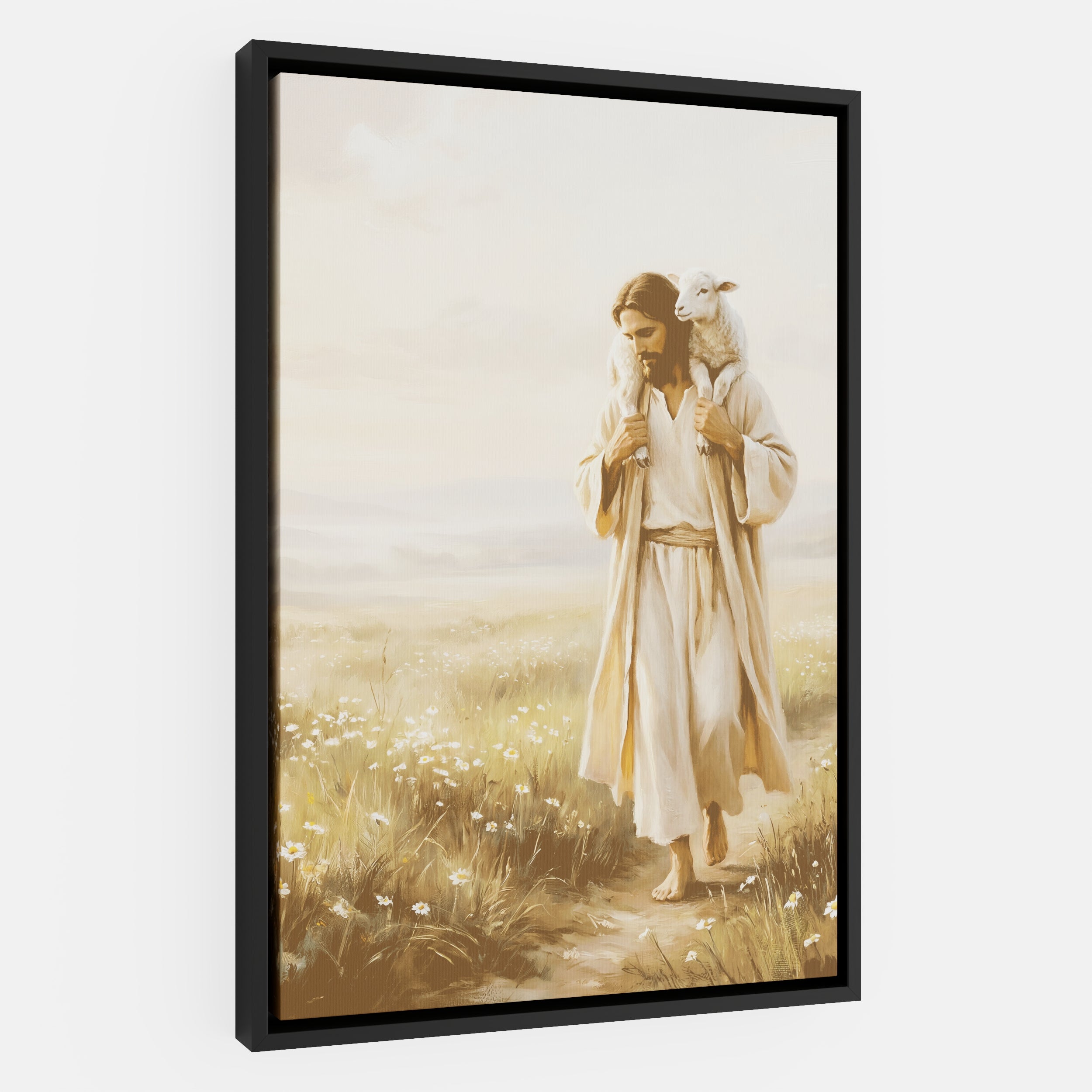 Upon His Shoulders - Canvas