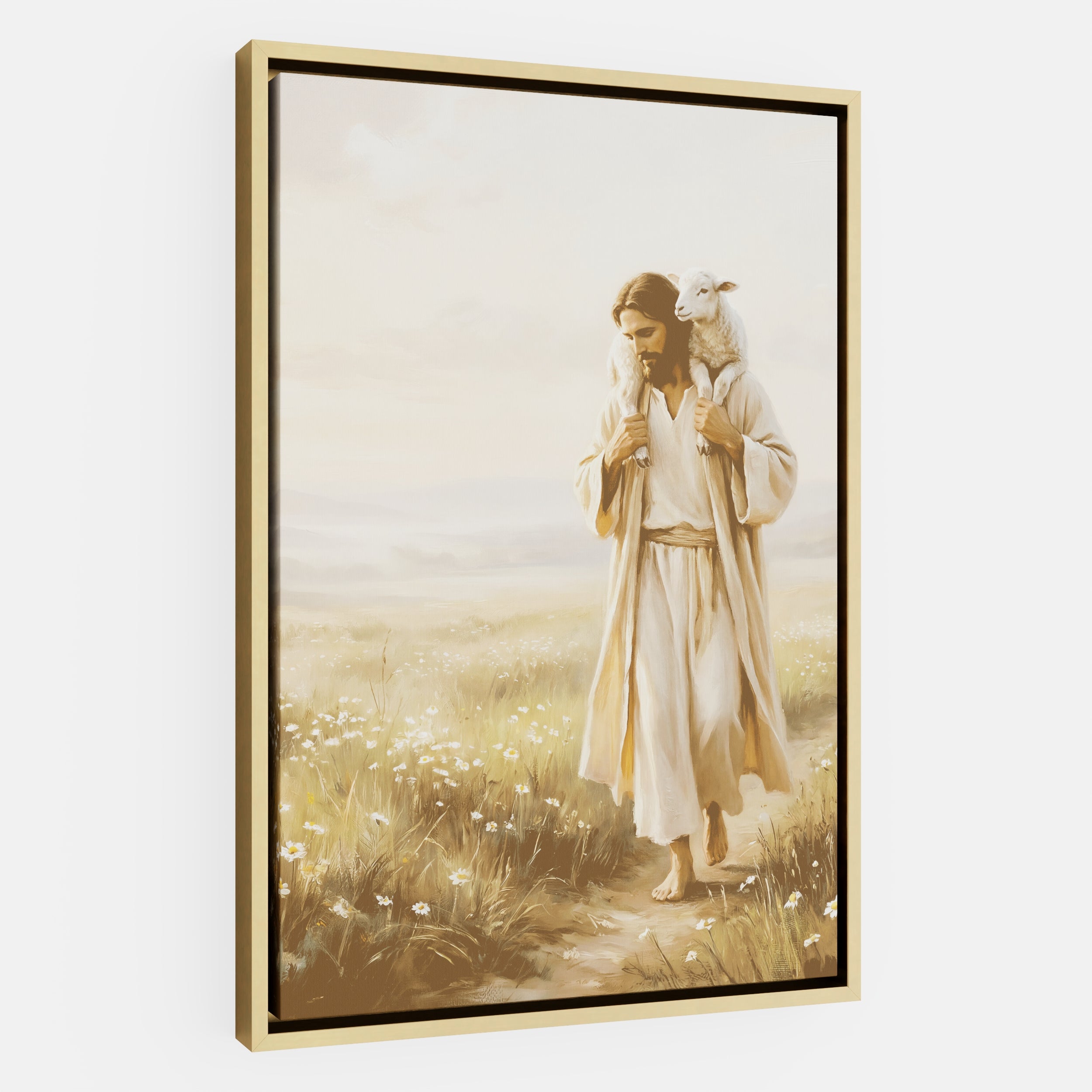 Upon His Shoulders - Canvas