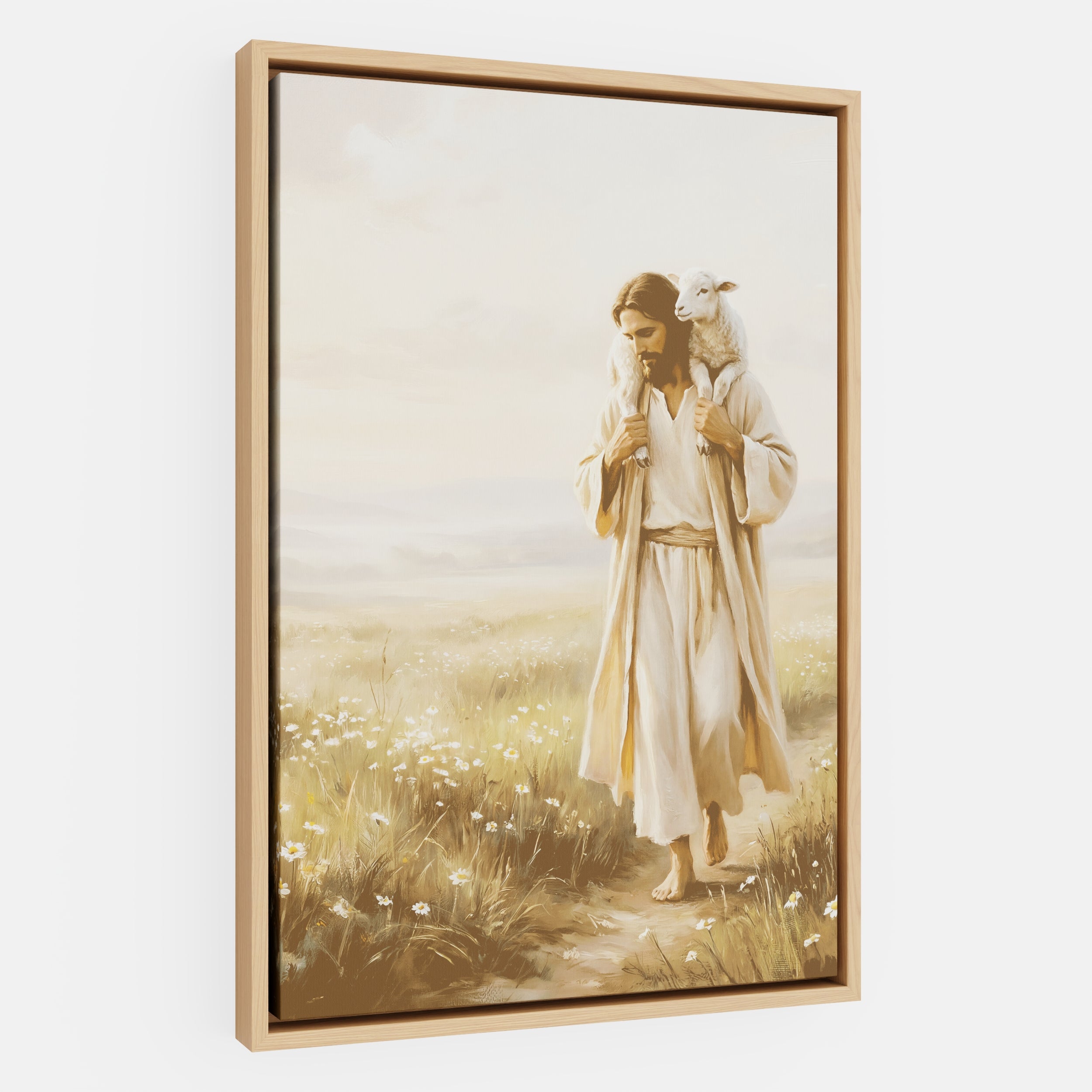 Upon His Shoulders - Canvas