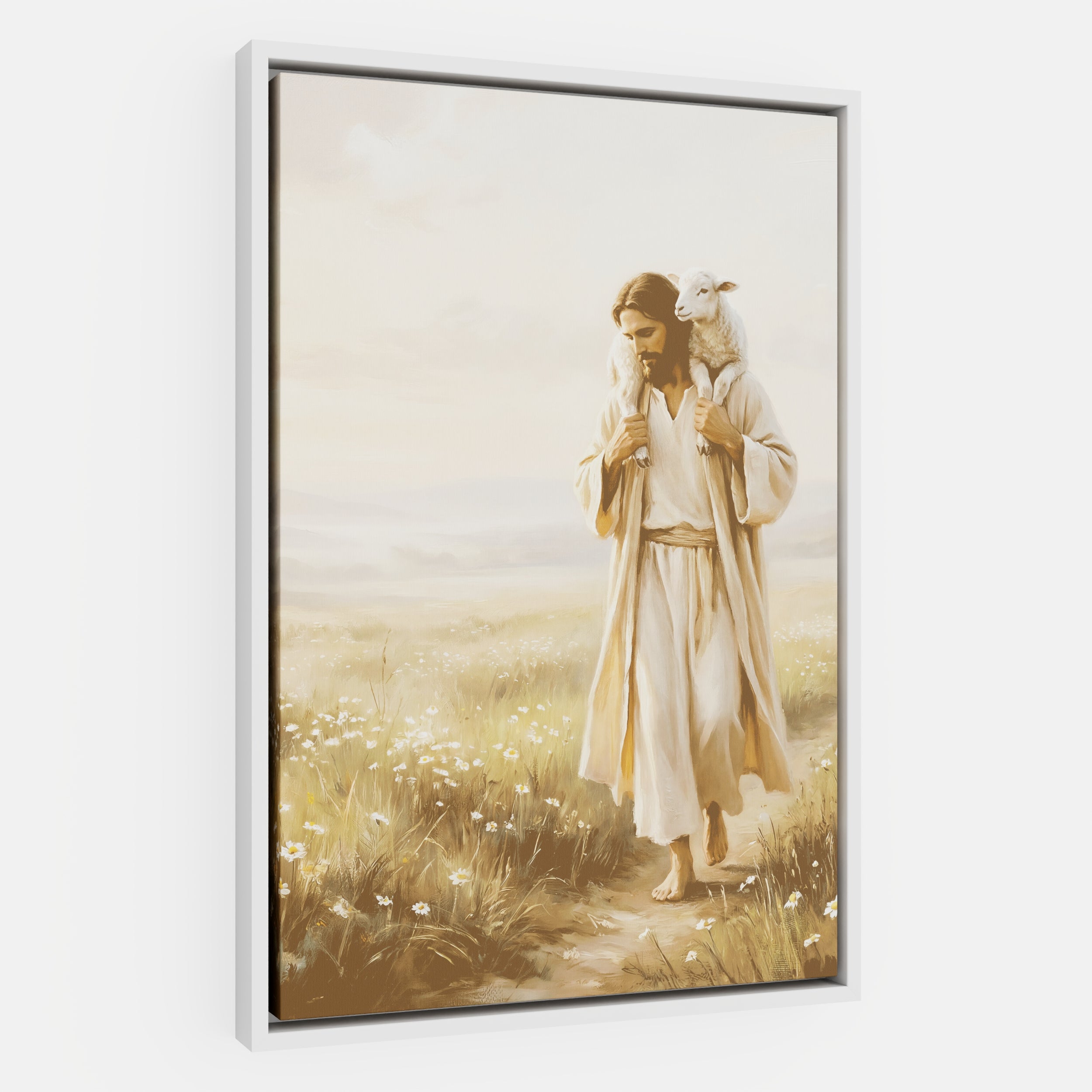 Upon His Shoulders - Canvas