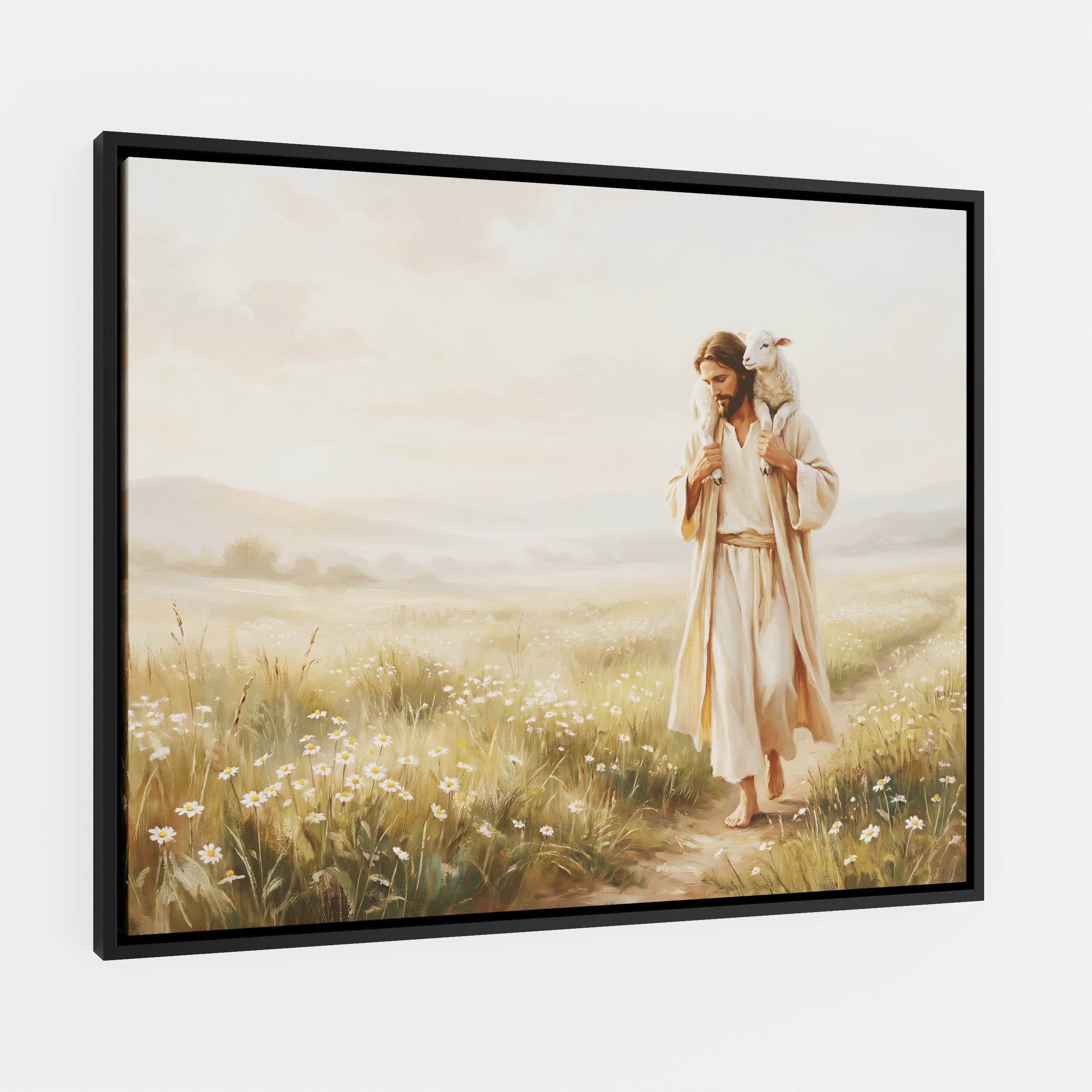 Upon His Shoulders - Canvas