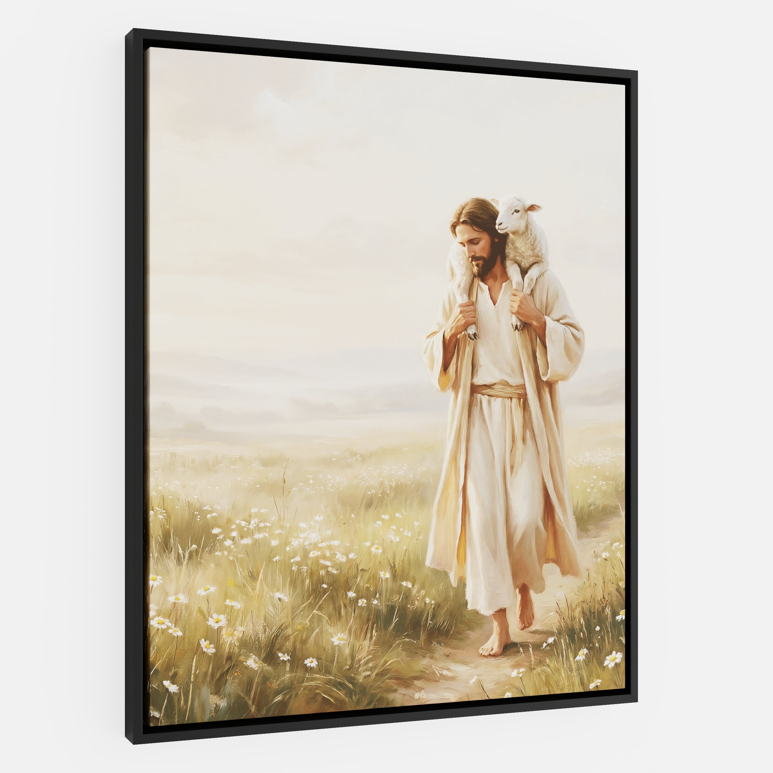 Upon His Shoulders - Canvas